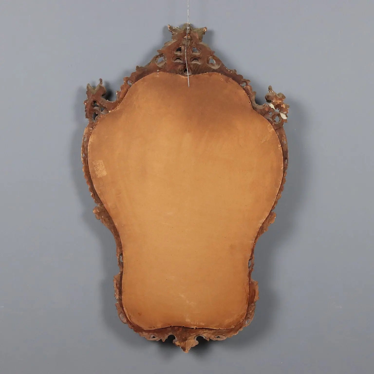 Antique Mirror Baroque Style Carved Wood Italy XIX Century
