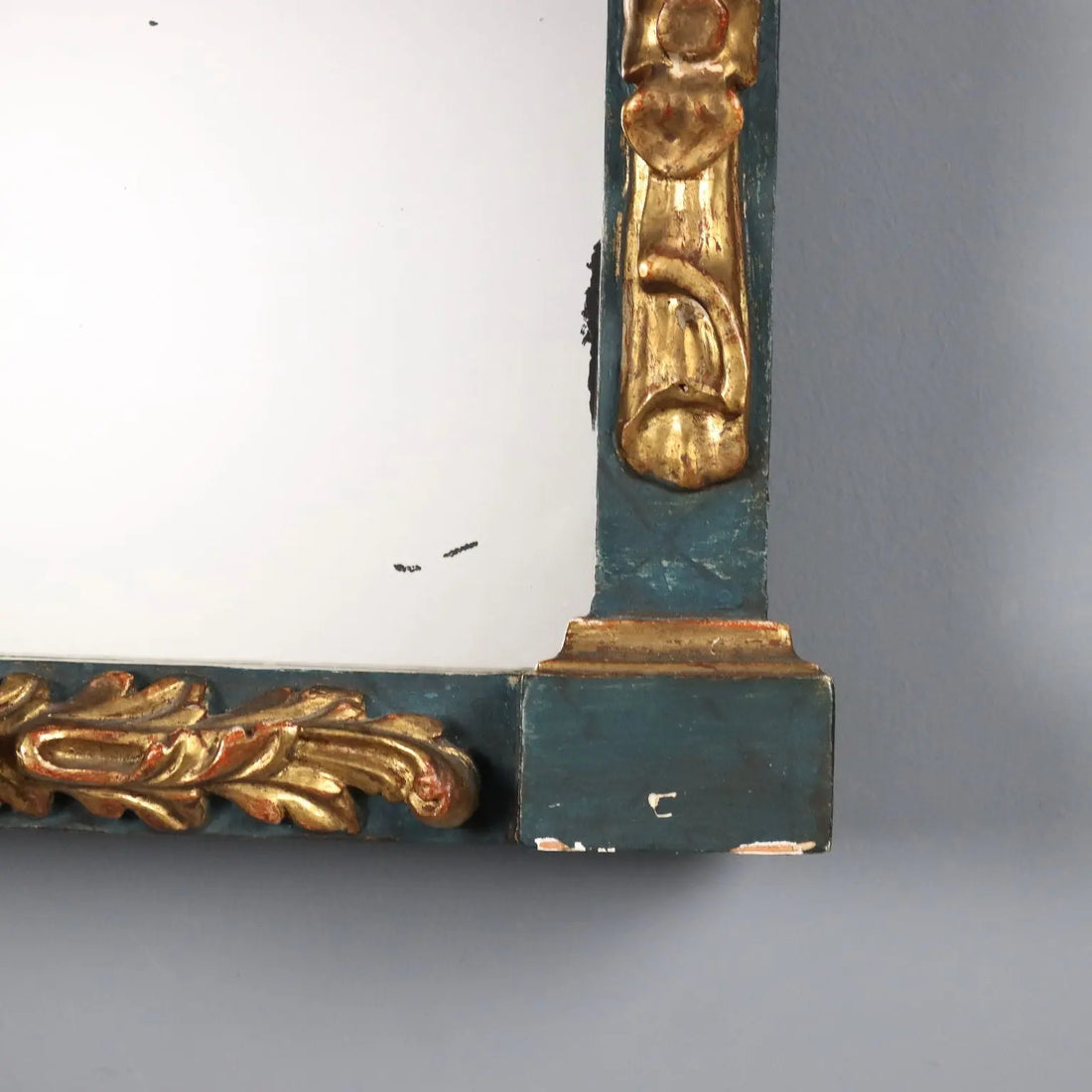 Carved and Gilded Wood Mirror, Italy 19th Century