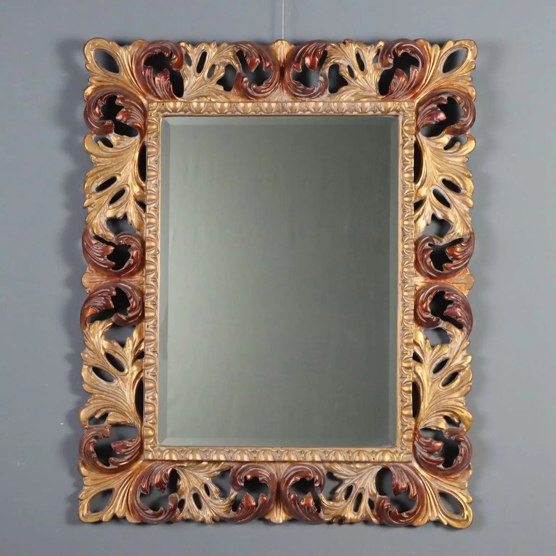Italian Baroque Giltwood Mirror