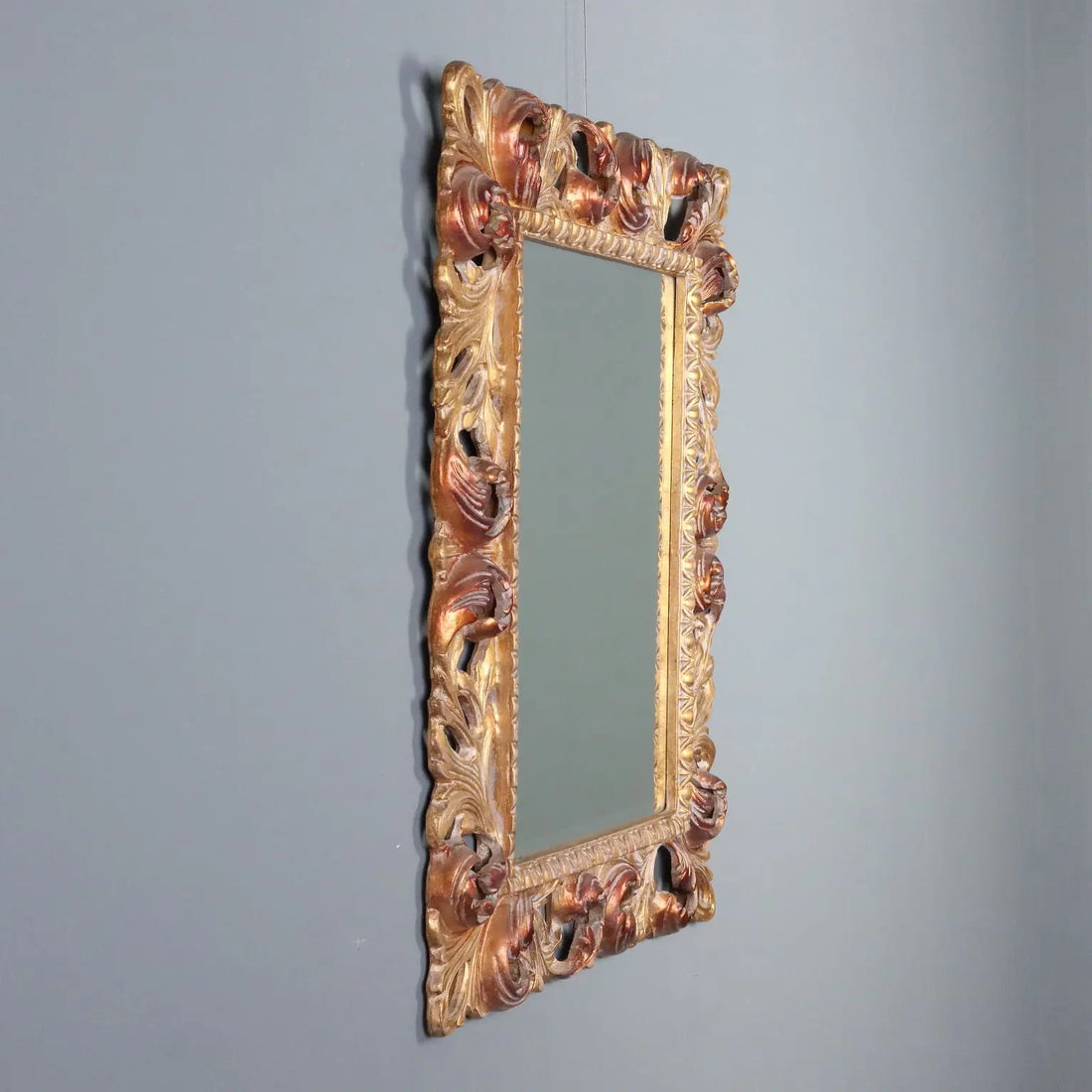 Italian Baroque Giltwood Mirror
