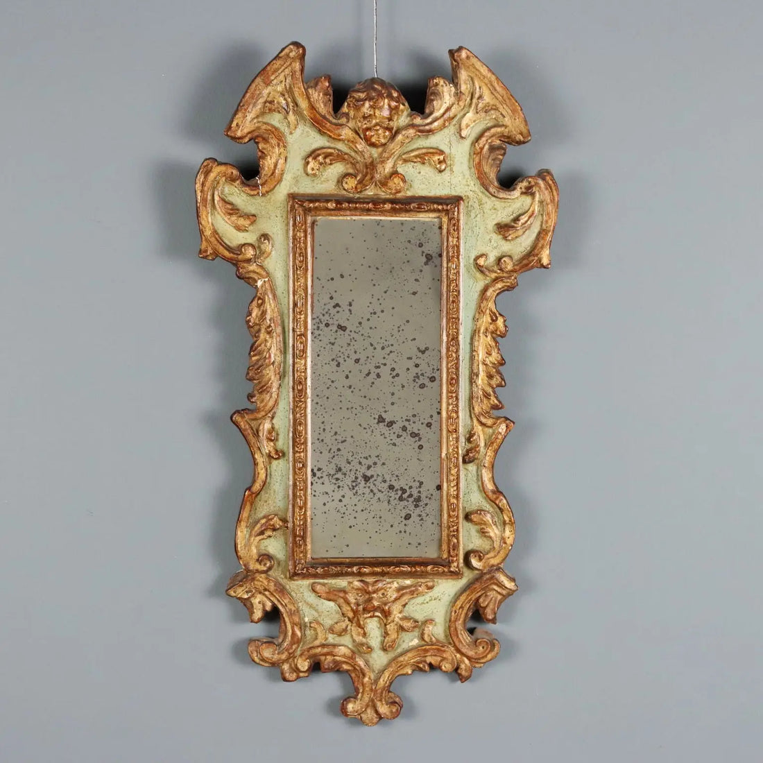Carved and Gilded Larch Wood Mirror