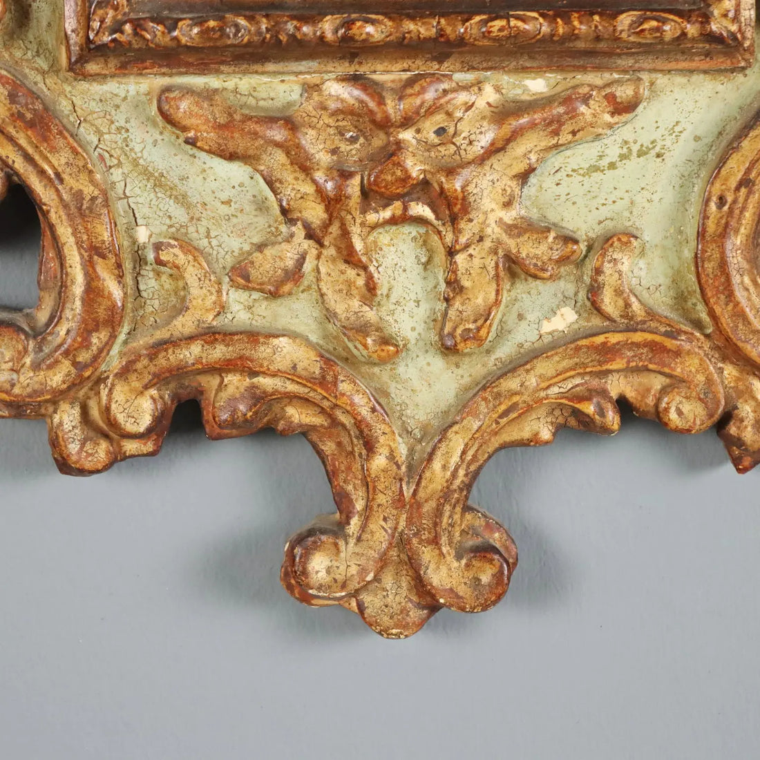 Carved and Gilded Larch Wood Mirror