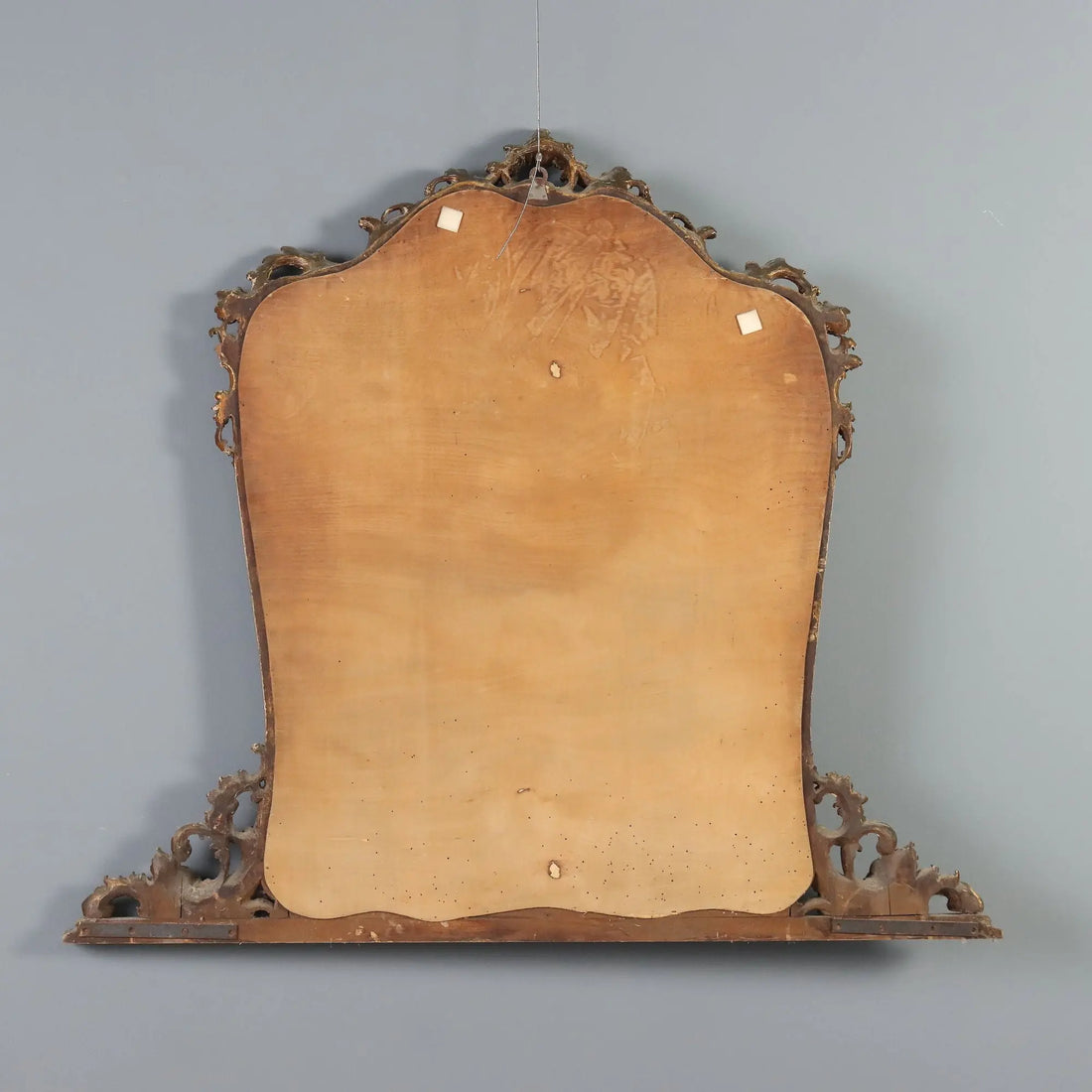 Antique Mirror Carved Gilded Wood Italy XX Century