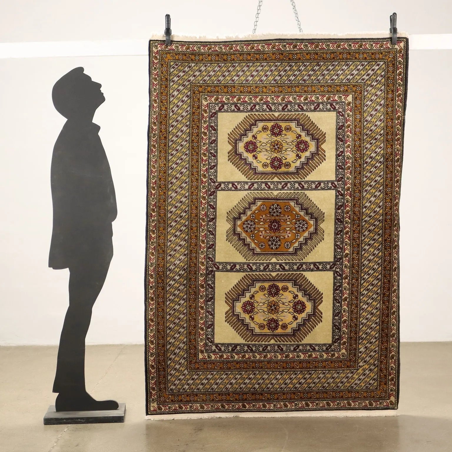 Shirvan Carpet Wool Fine Knot Russia - 75x42 In | Antiques | Carpets
