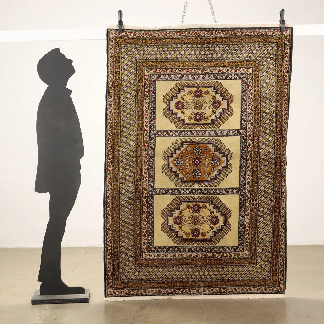 Shirvan Carpet Wool Fine Knot Russia - 75x42 In | Antiques | Carpets