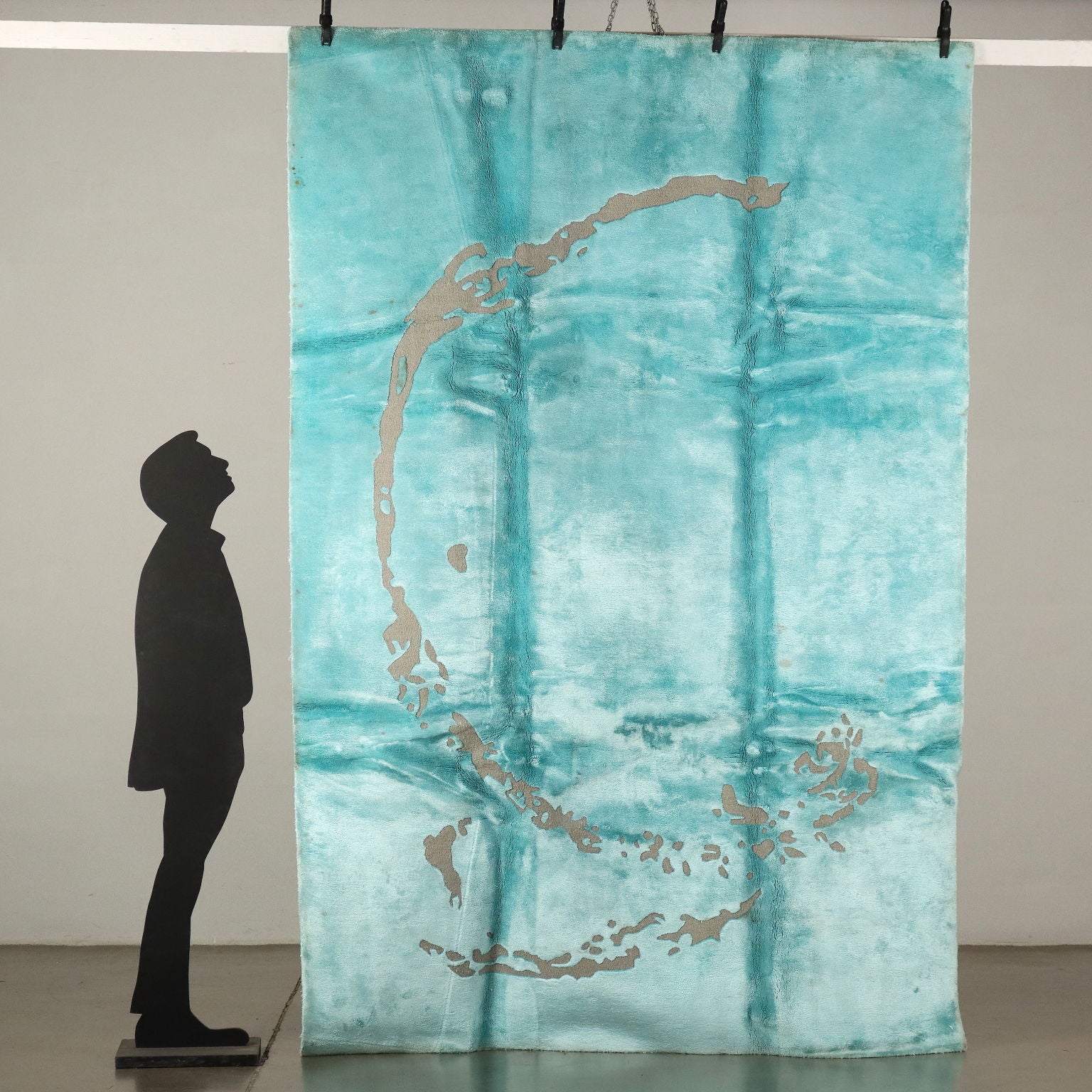 Vintage Sartori Carpet Italy 2000s Wool Big Knot Furnishing - 116x79 In | Antiques  Carpets