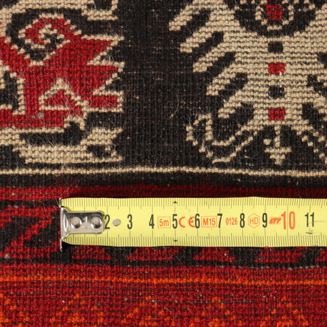 Vintage Beluchi Carpet Iran Cotton Wool Fine Knot Handmade - 71x37 In | Antiques  Carpets