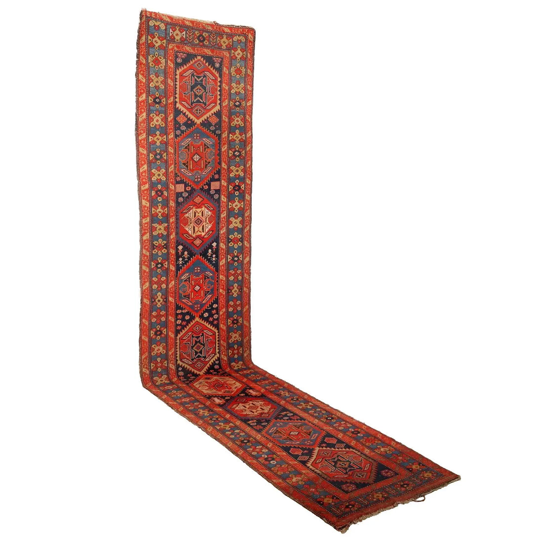 Ancient Sarab Carpet  Wool Thin Knot Handmade Furnishing - 532 x 110 cm | Antiques | Carpets
