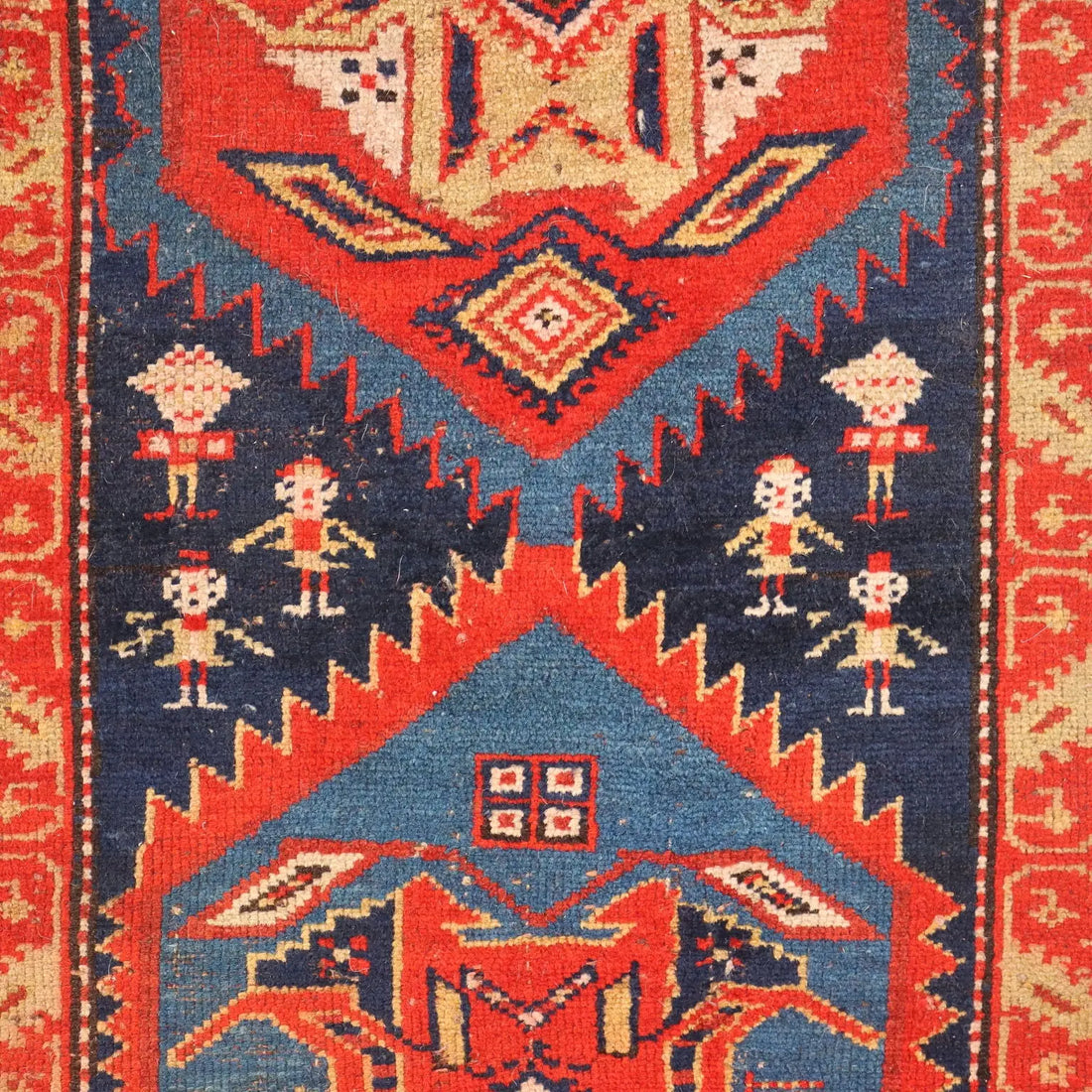 Ancient Sarab Carpet  Wool Thin Knot Handmade Furnishing - 532 x 110 cm | Antiques | Carpets