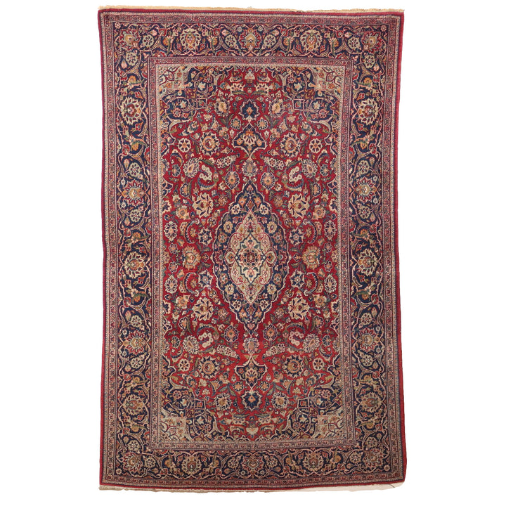 Ancient Keschan Carpet Iran Cotton Wool Thin Knot Handmade | Antiques  Carpets
