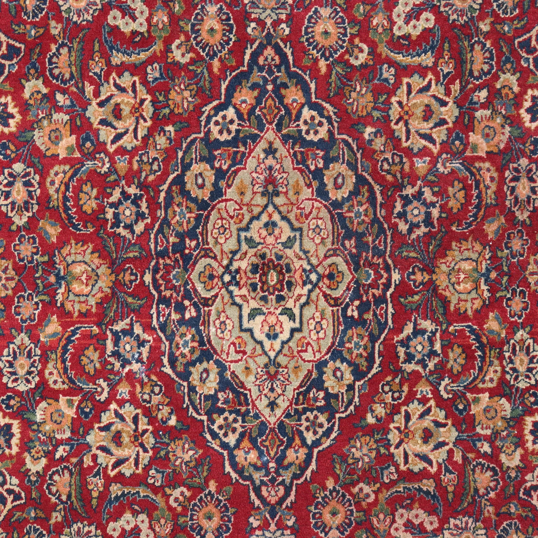Ancient Keschan Carpet Iran Cotton Wool Thin Knot Handmade | Antiques  Carpets