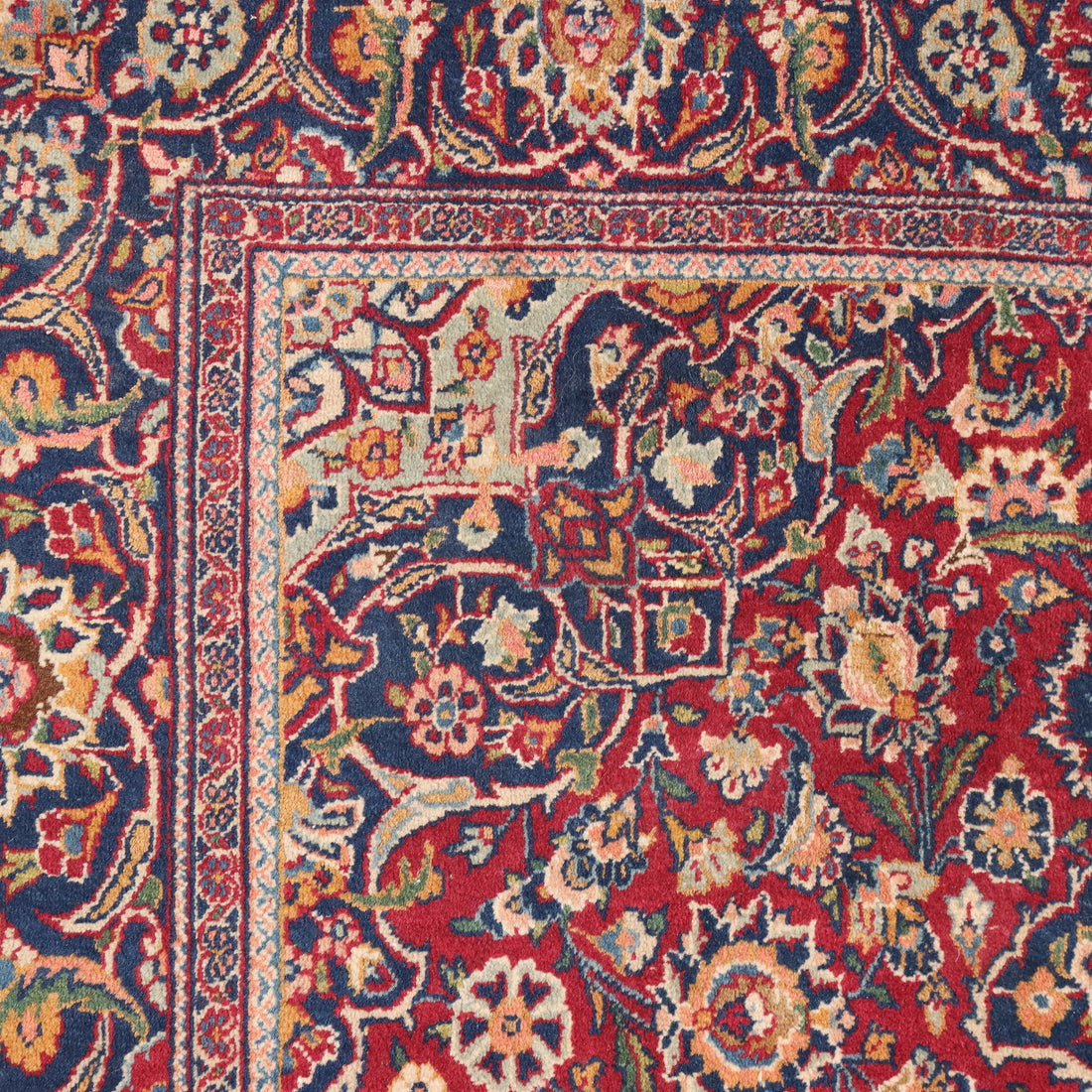 Ancient Keschan Carpet Iran Cotton Wool Thin Knot Handmade | Antiques  Carpets