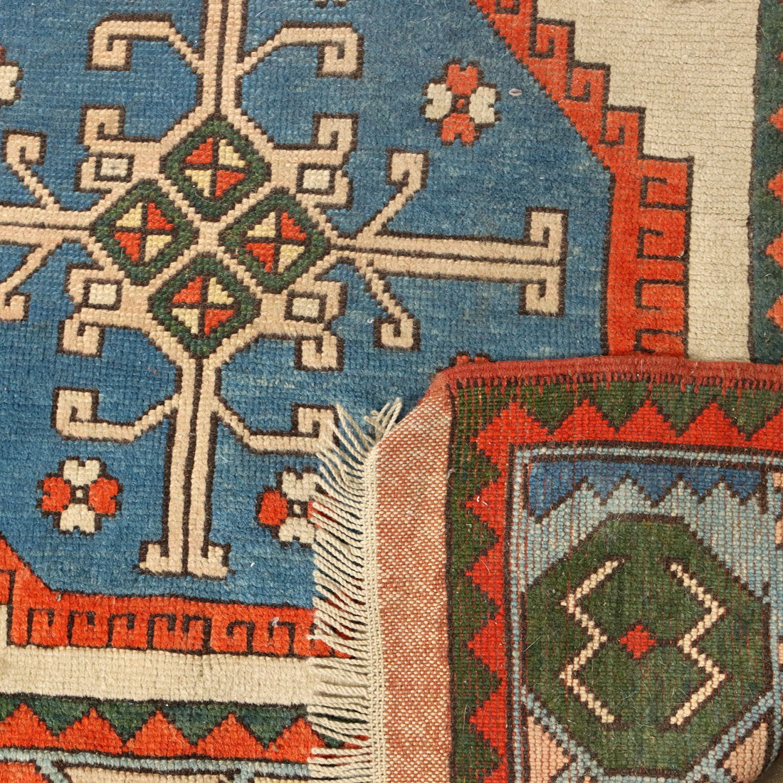 Ancient Kars Carpet Turkey Wool Heavy Knot Handmade - 93 x 51 In | Antiques  Carpets