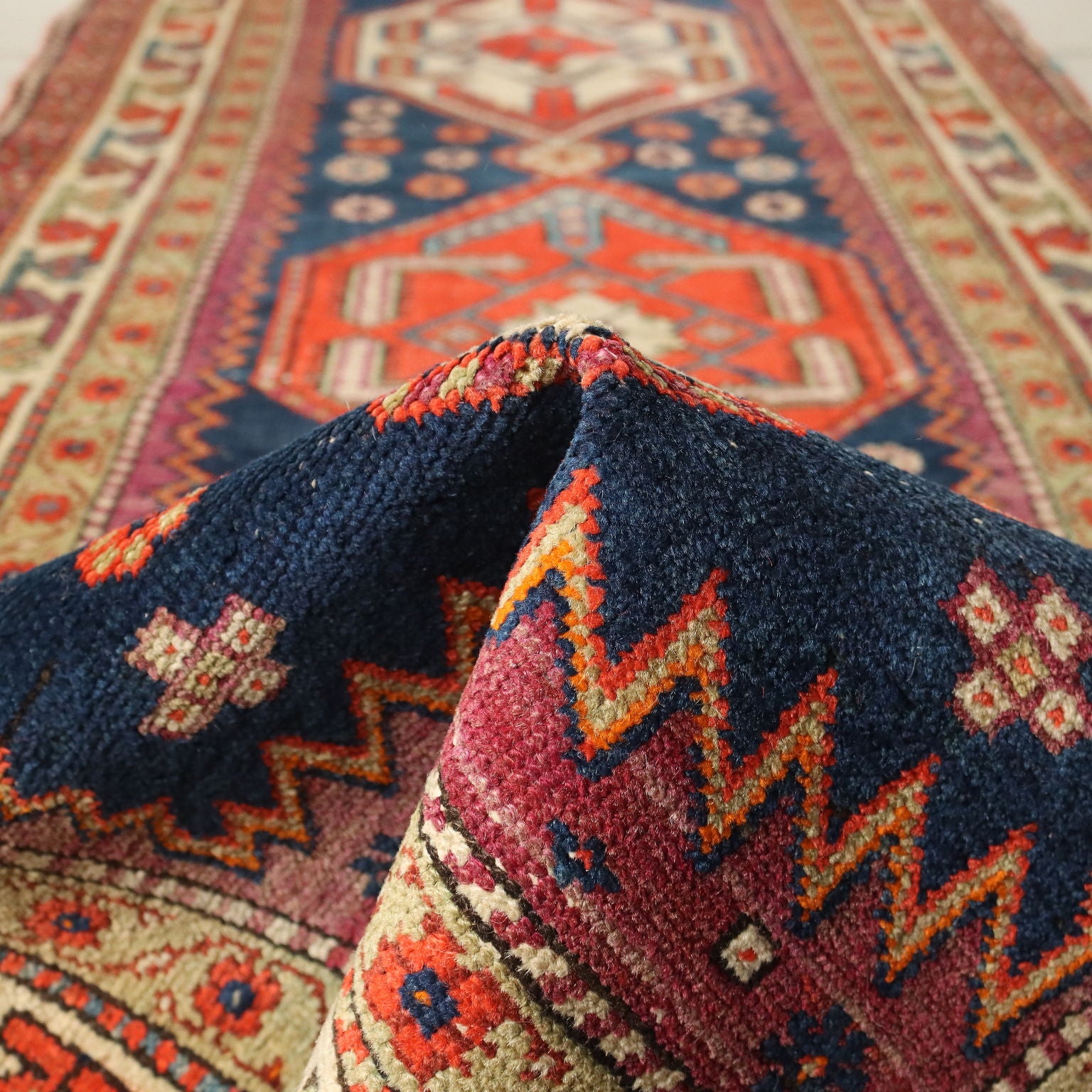 Ancient Serabend Carpet Iran Cotton Wool Thin Knot Handmade | Antiques  Carpets
