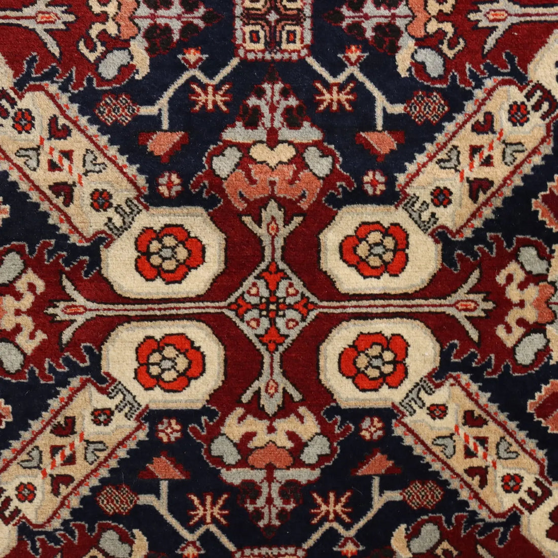 Ancient Ardebil Meskin Carpet Iran Wool Heavy Knot Handmade - 64x48 In | Antiques | Carpets
