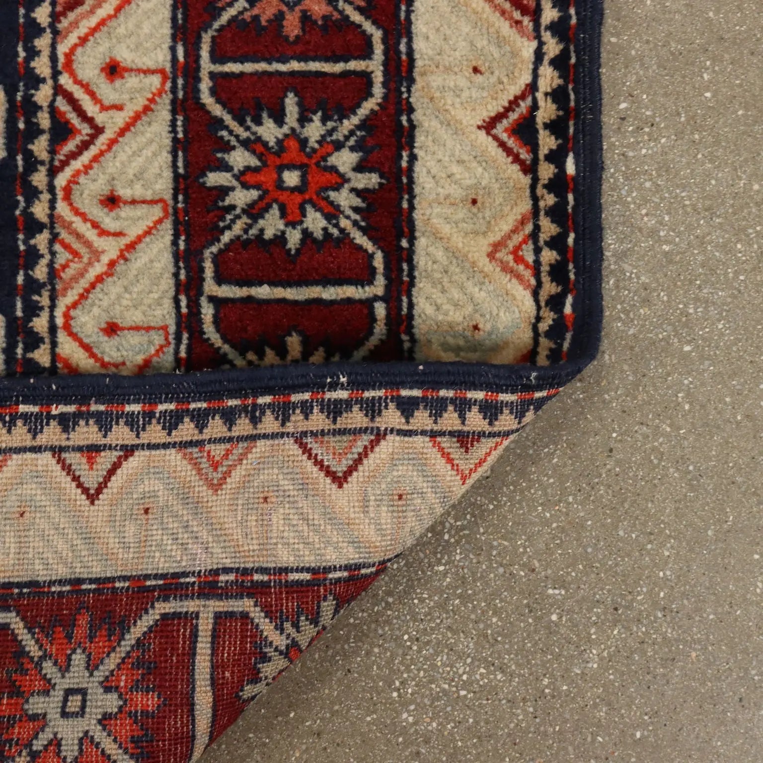 Ancient Ardebil Meskin Carpet Iran Wool Heavy Knot Handmade - 64x48 In | Antiques | Carpets