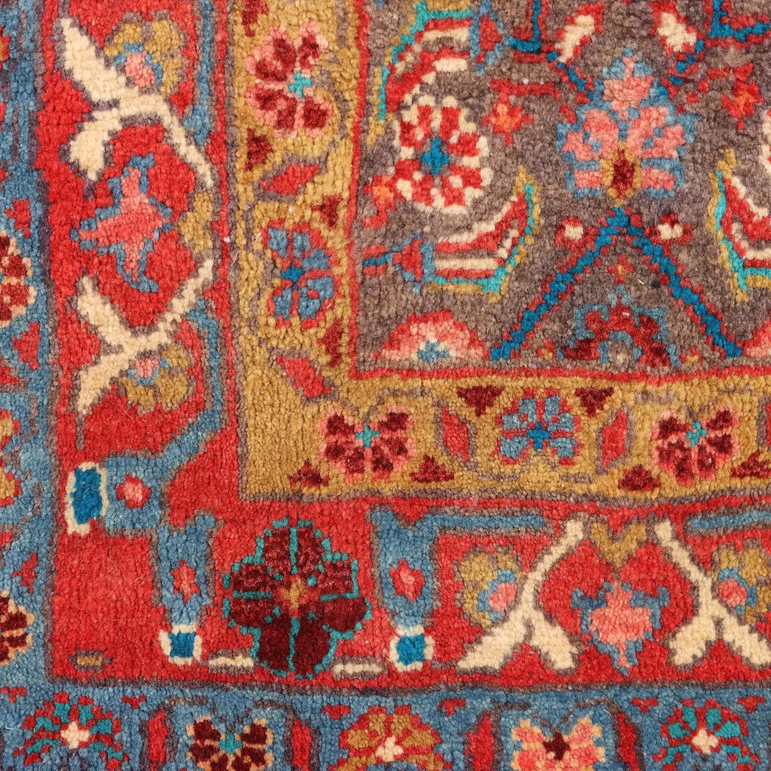  Bidjar Rug in Cotton and Wool