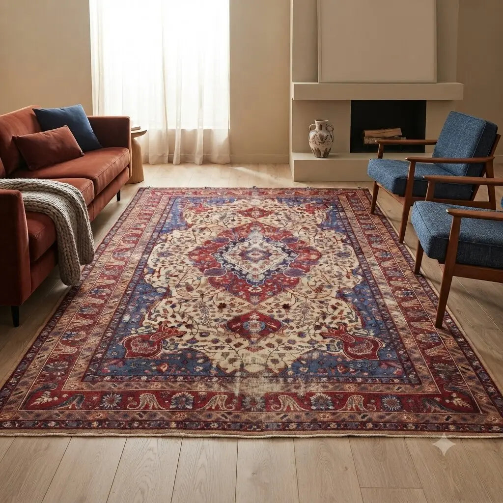 Esparta Rug in Cotton and Wool - Turkey