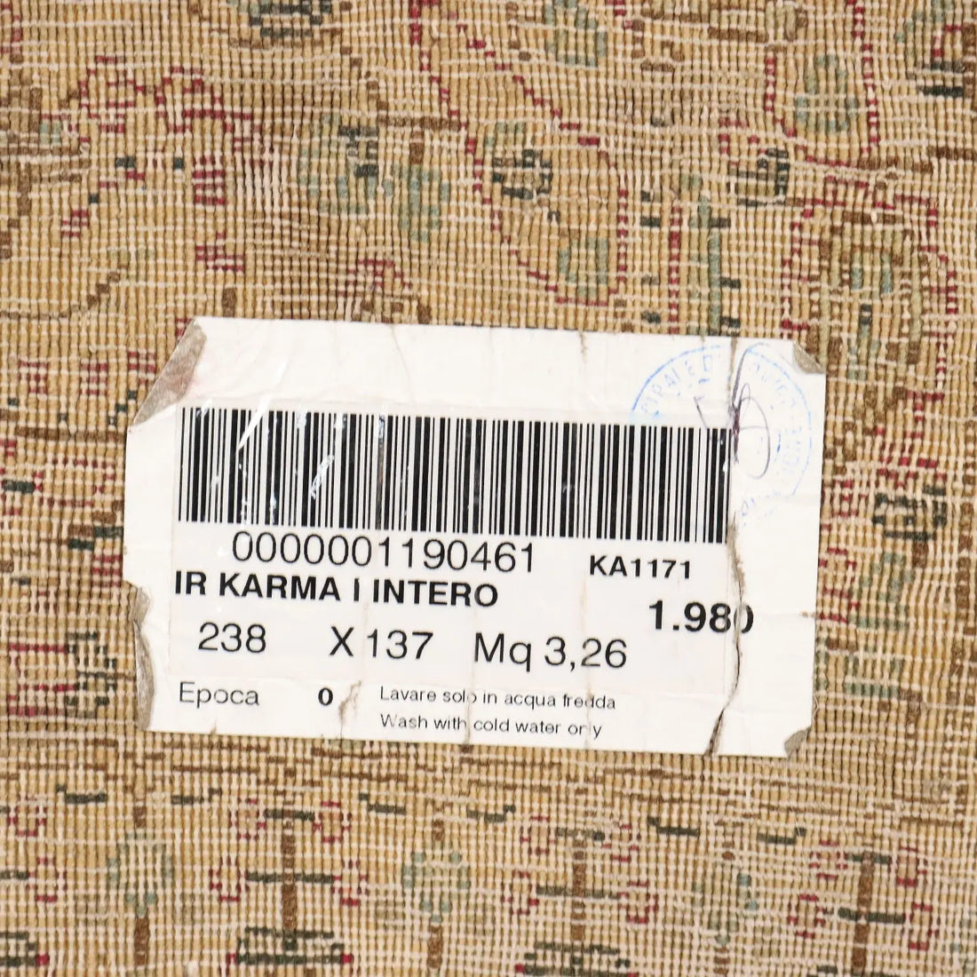 Antique Turkish Rug in Cotton and Wool - 238x137 cm
