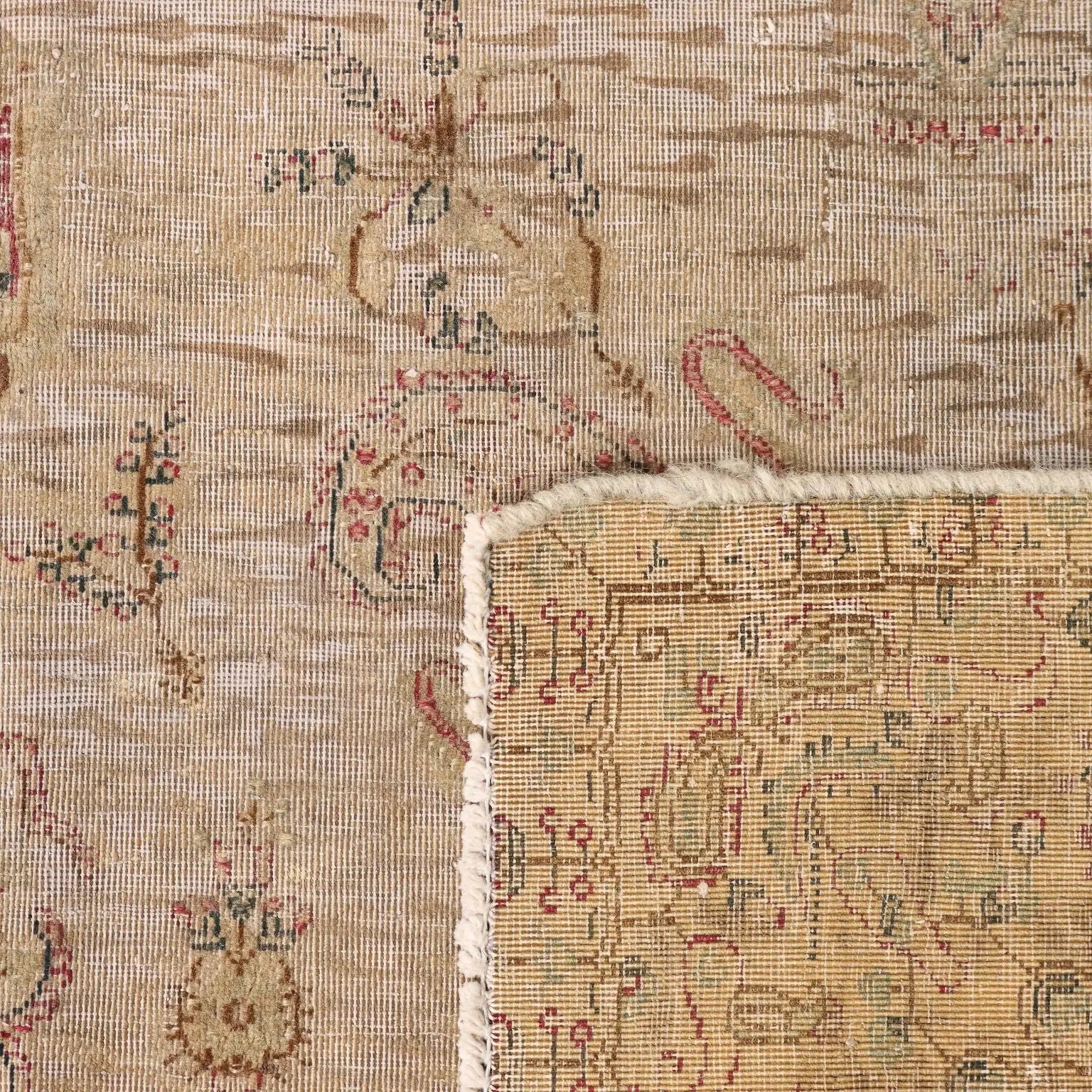 Antique Turkish Rug in Cotton and Wool - 238x137 cm