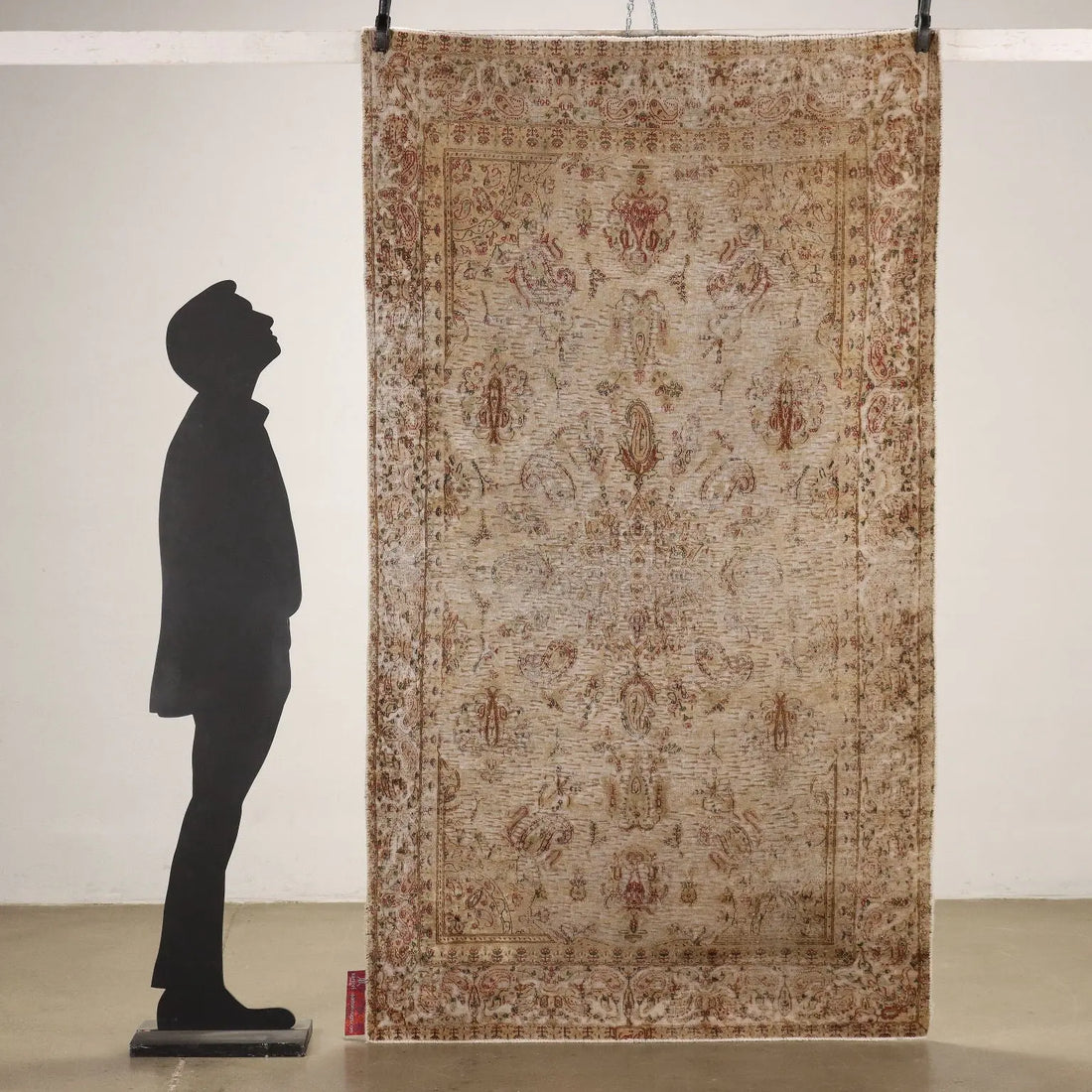 Antique Turkish Rug in Cotton and Wool - 238x137 cm