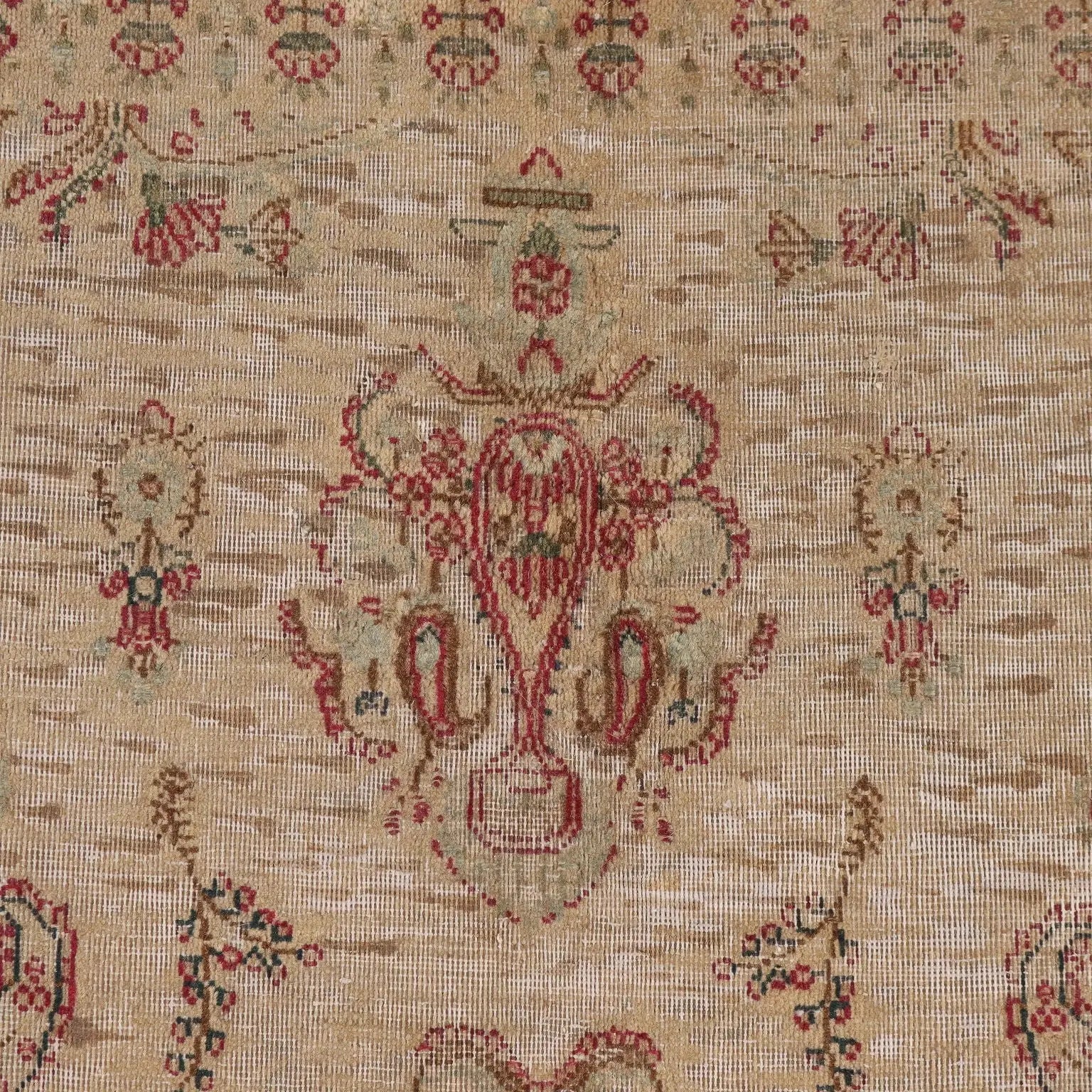 Antique Turkish Rug in Cotton and Wool - 238x137 cm