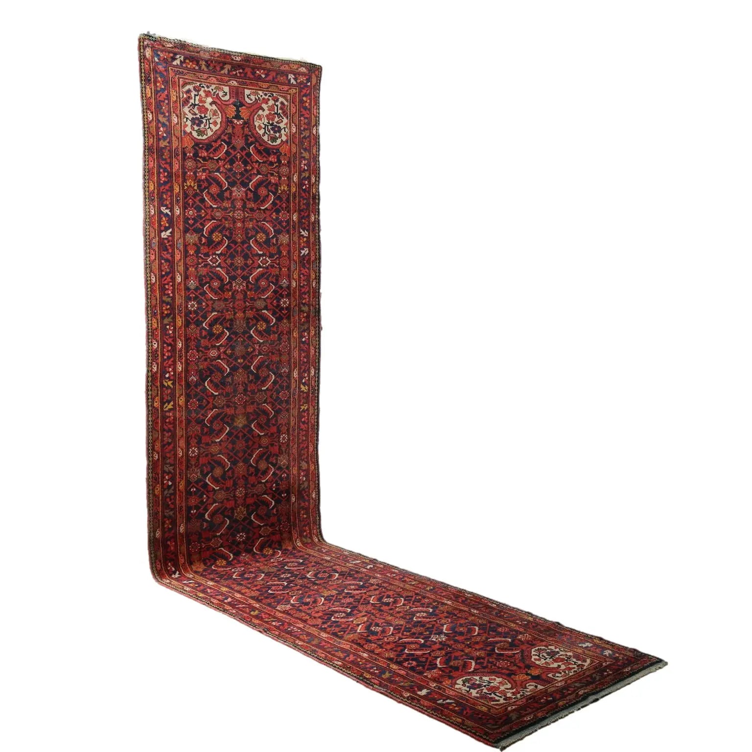 Malayer Rug in Cotton and Wool - 