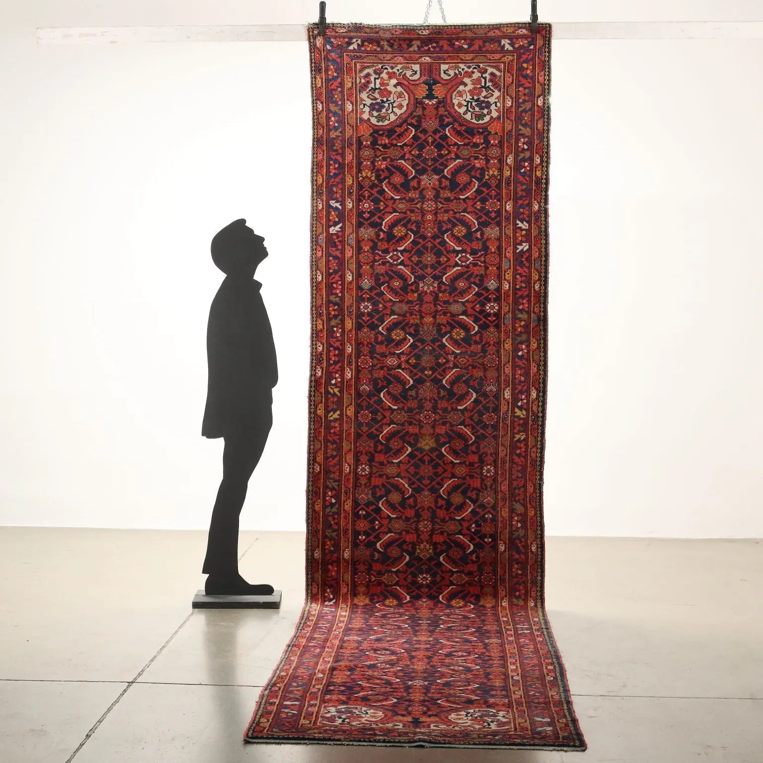 Malayer Rug in Cotton and Wool - 