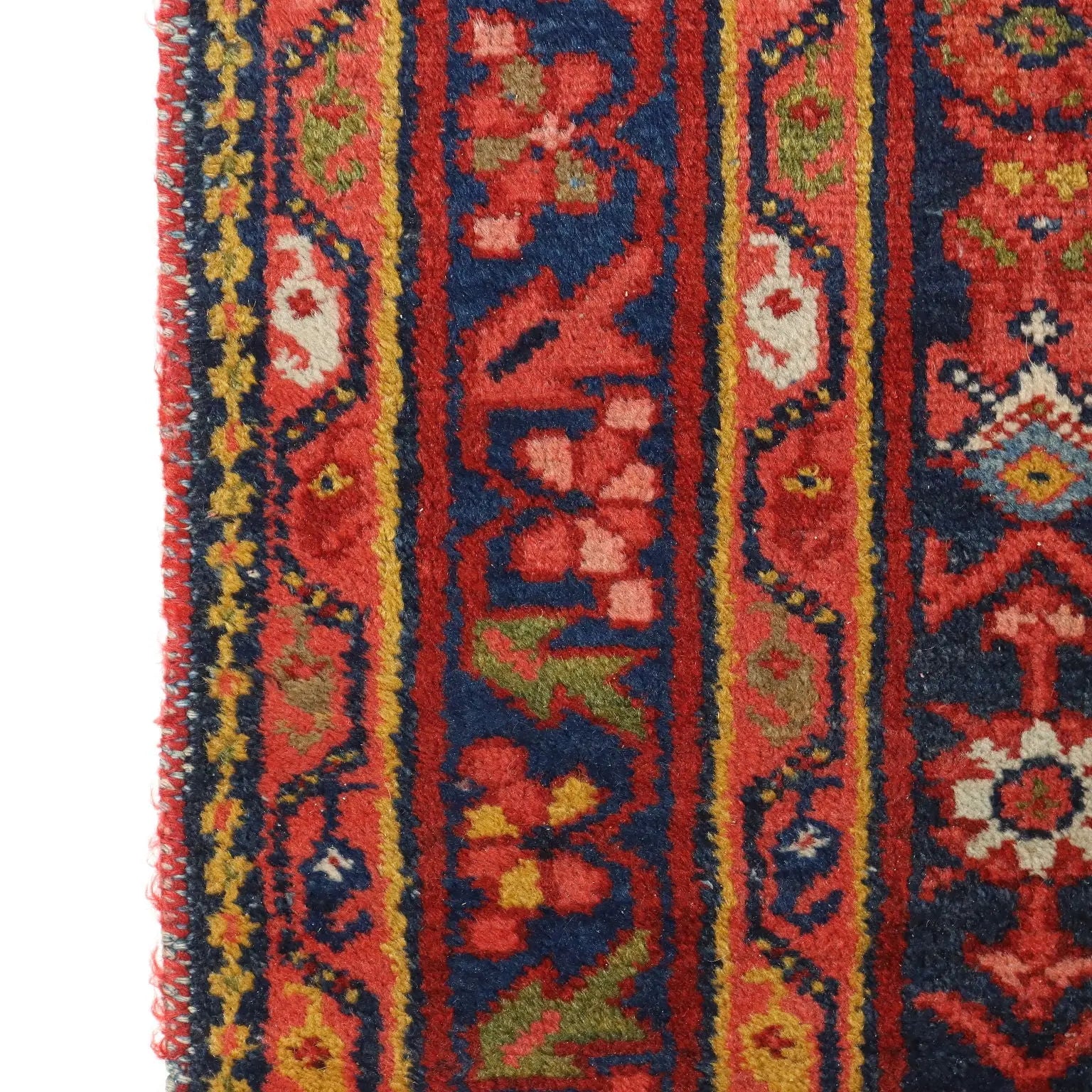 Malayer Rug in Cotton and Wool - 