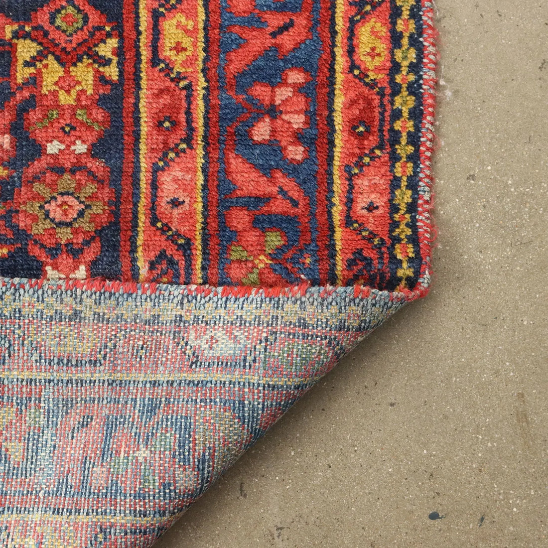 Malayer Rug in Cotton and Wool - 