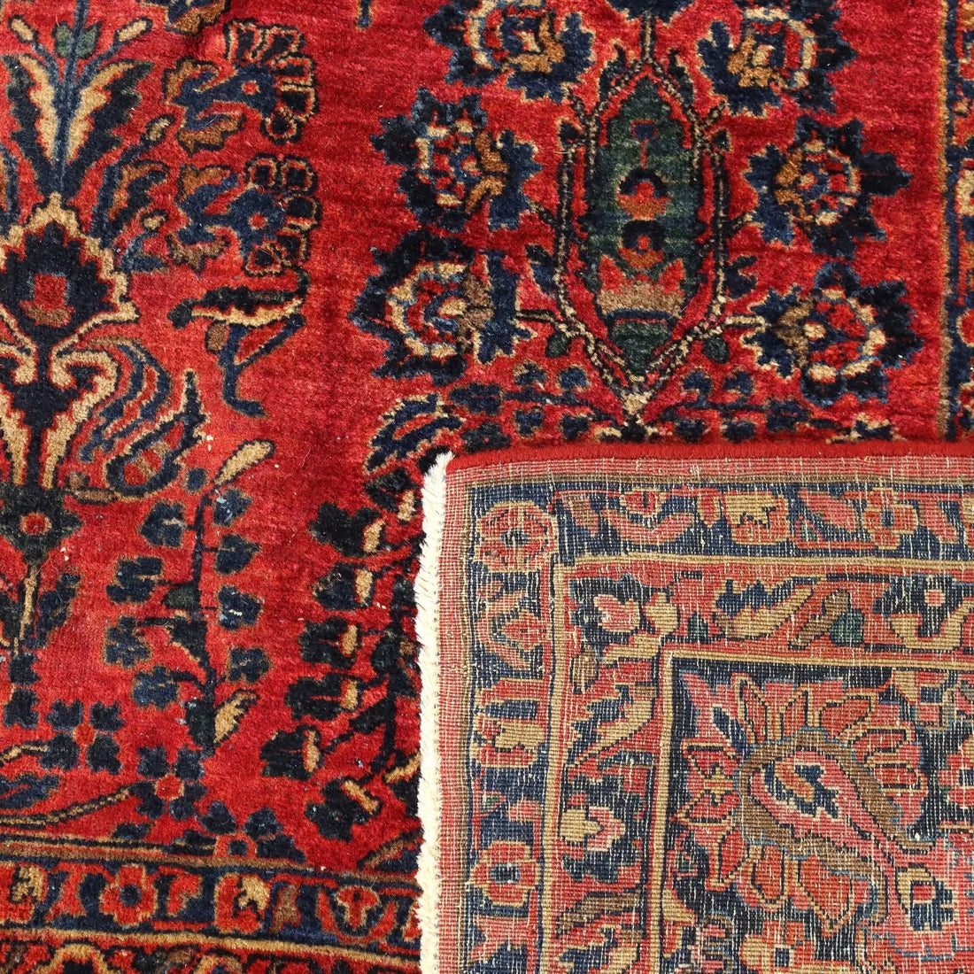 American Saruk Rug in Cotton and Wool - 360x262 cm