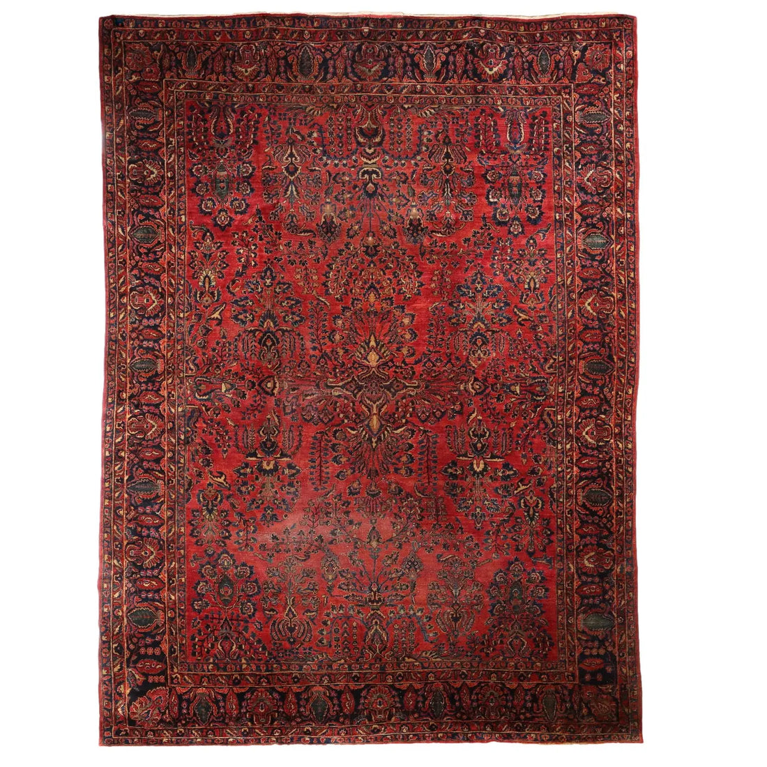 American Saruk Rug in Cotton and Wool - 360x262 cm