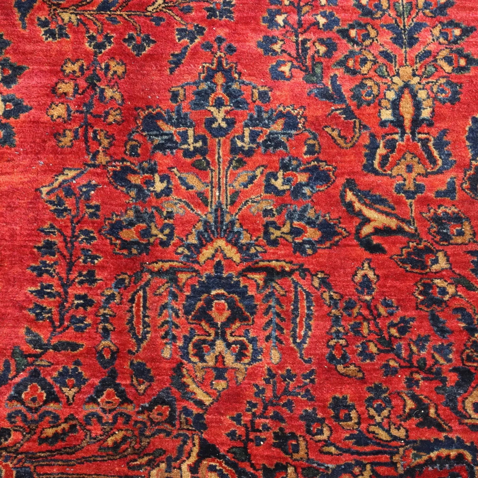 American Saruk Rug in Cotton and Wool - 360x262 cm