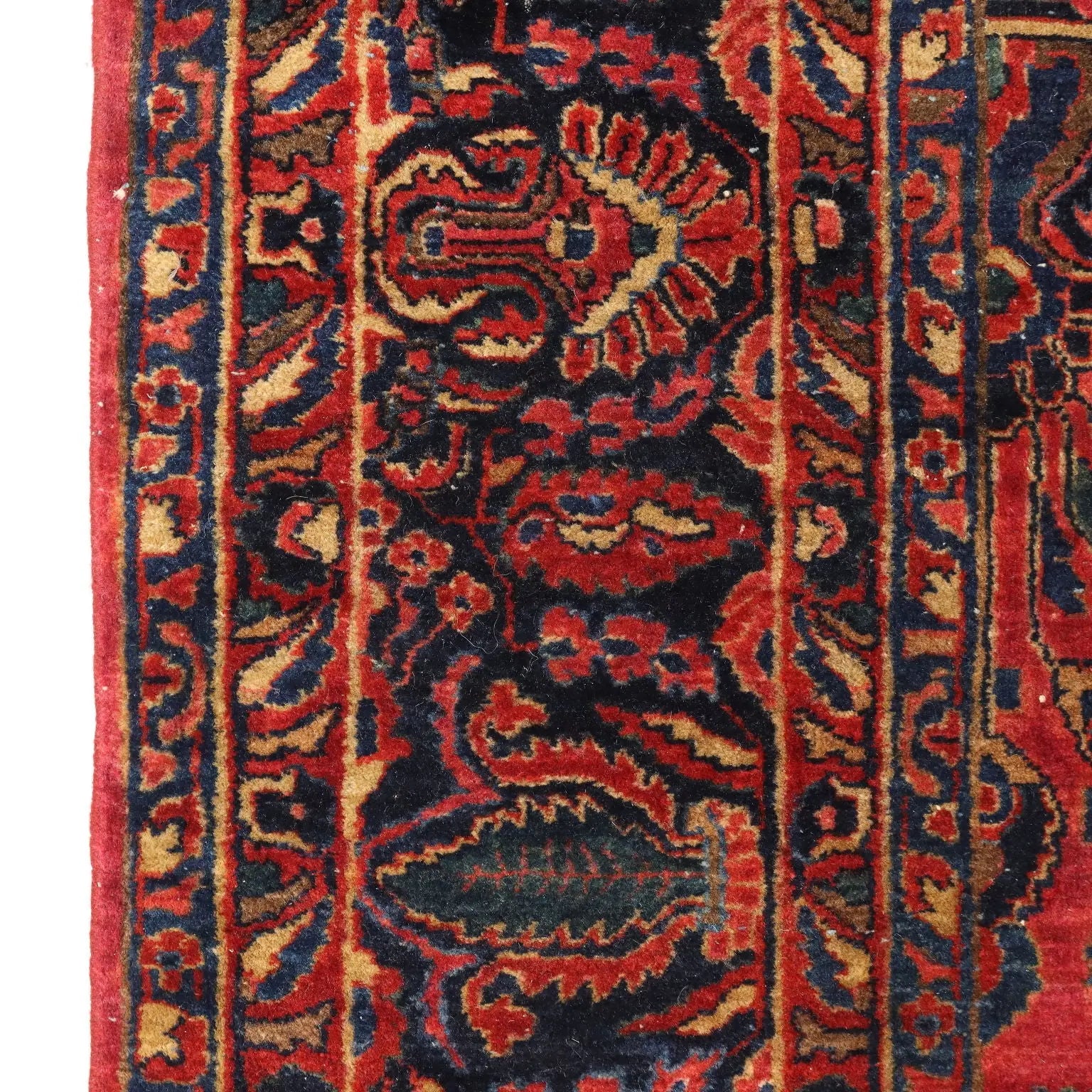 American Saruk Rug in Cotton and Wool - 360x262 cm