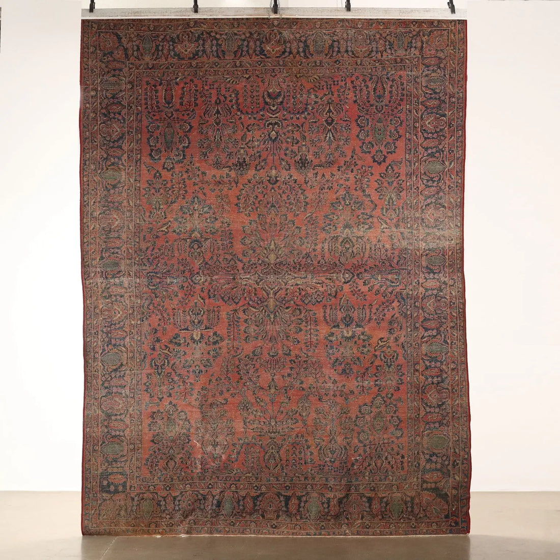 American Saruk Rug in Cotton and Wool - 360x262 cm