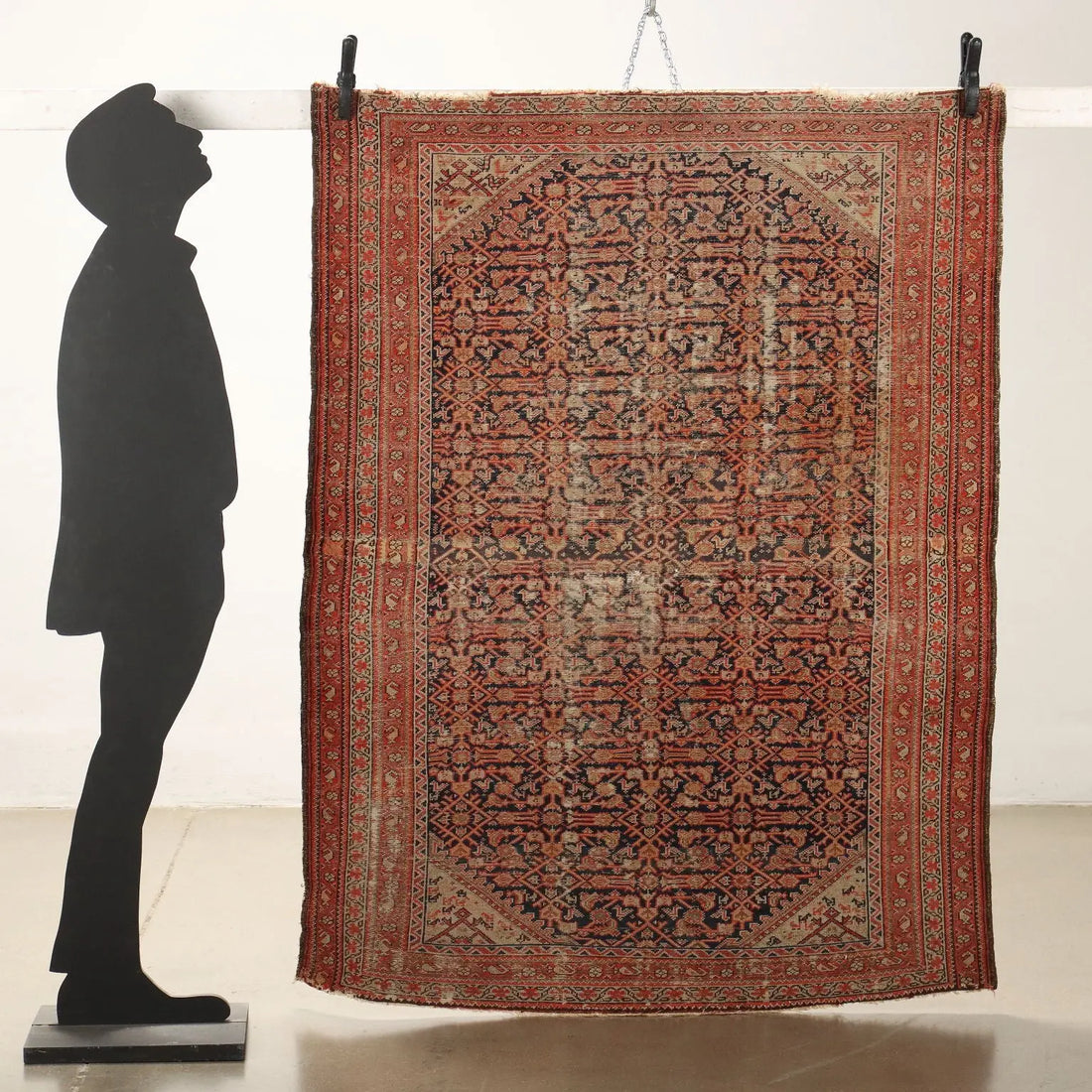 Malayer Rug in Cotton and Wool - 