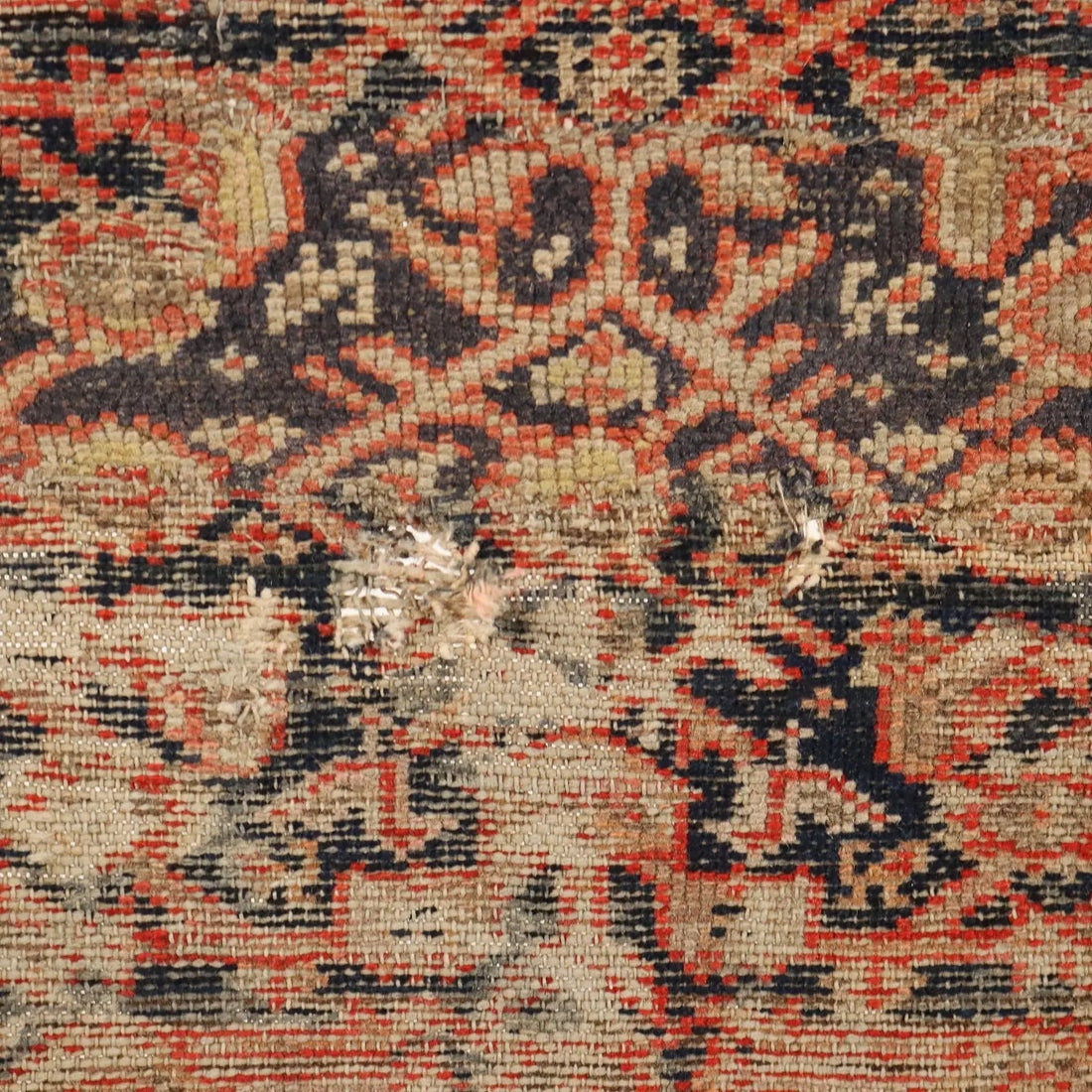 Malayer Rug in Cotton and Wool - 