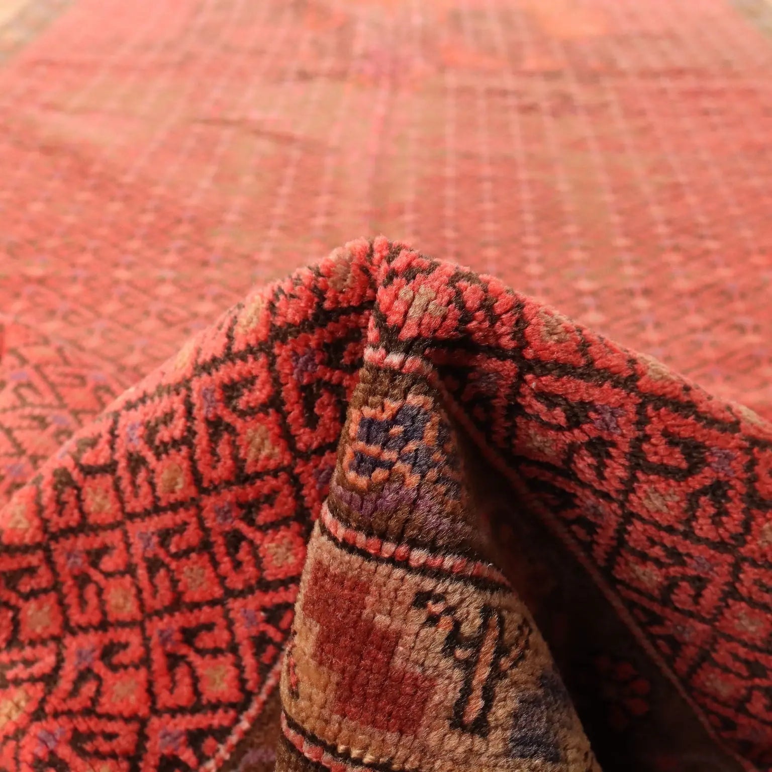 Antique Karabagh Carpet Wool Thin Knot Caucasus 134 x 61 In - 134 x 61 In | Antiques | Carpets