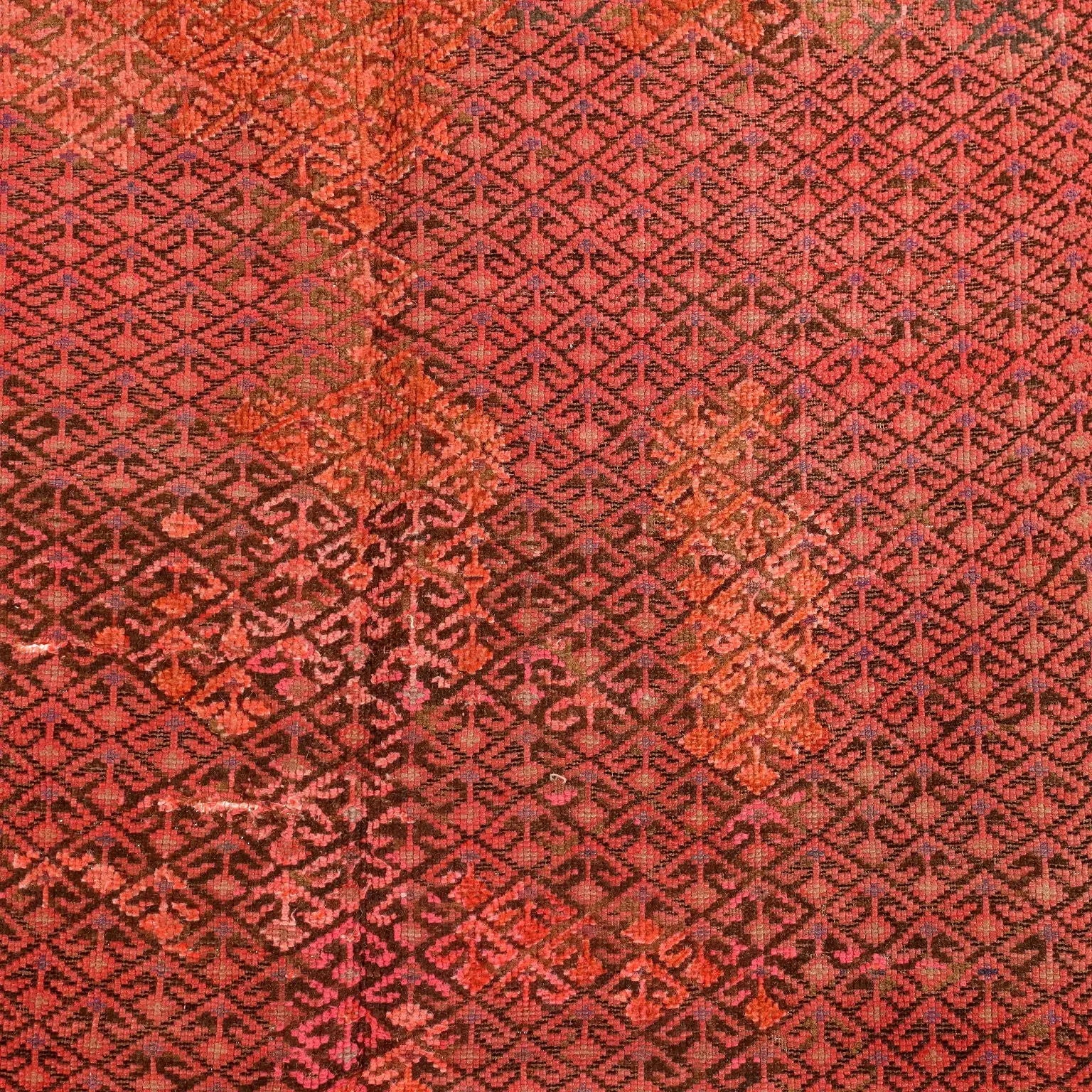 Antique Karabagh Carpet Wool Thin Knot Caucasus 134 x 61 In - 134 x 61 In | Antiques | Carpets