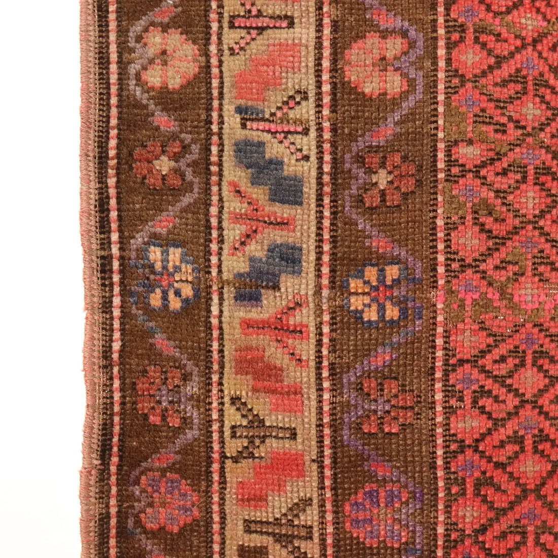 Antique Karabagh Carpet Wool Thin Knot Caucasus 134 x 61 In - 134 x 61 In | Antiques | Carpets