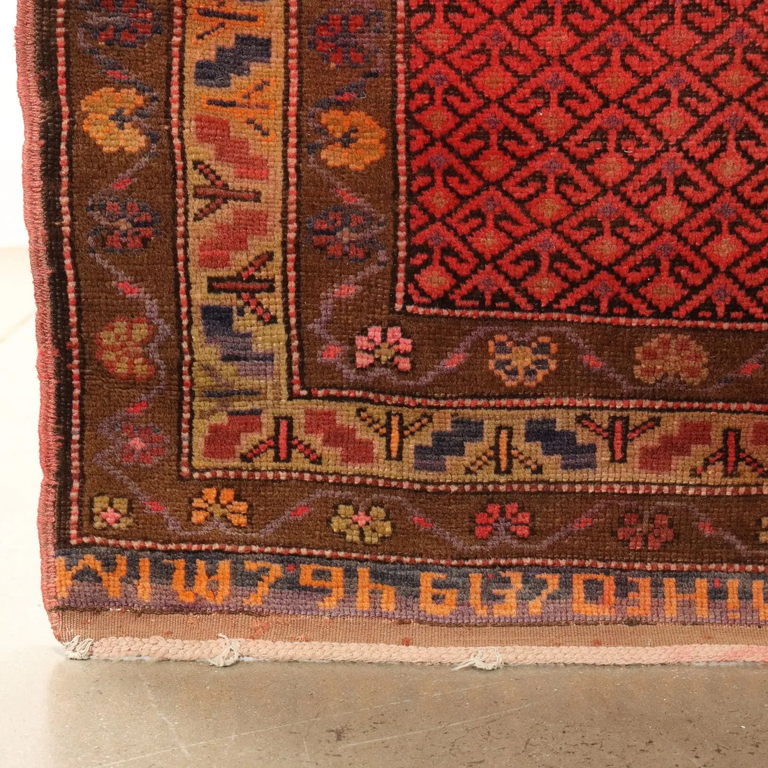 Antique Karabagh Carpet Wool Thin Knot Caucasus 134 x 61 In - 134 x 61 In | Antiques | Carpets