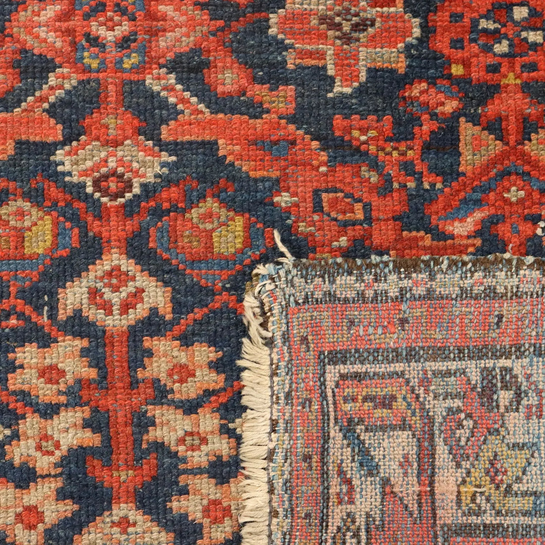 Antique Malayer Carpet Cotton Wool Thin Knot  158 x 38 In - 158 x 38 In | Antiques | Carpets