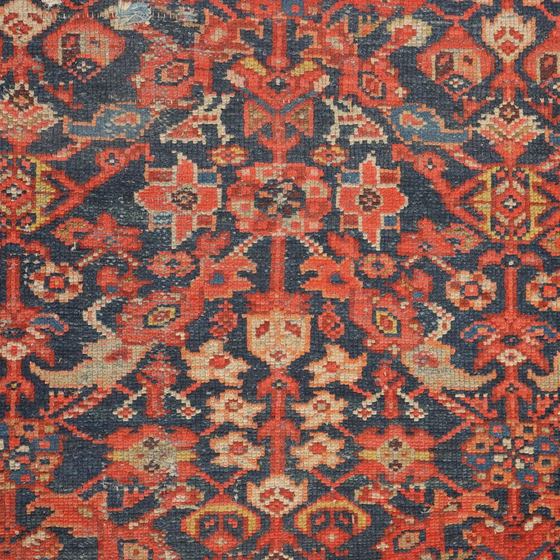 Antique Malayer Carpet Cotton Wool Thin Knot  158 x 38 In - 158 x 38 In | Antiques | Carpets