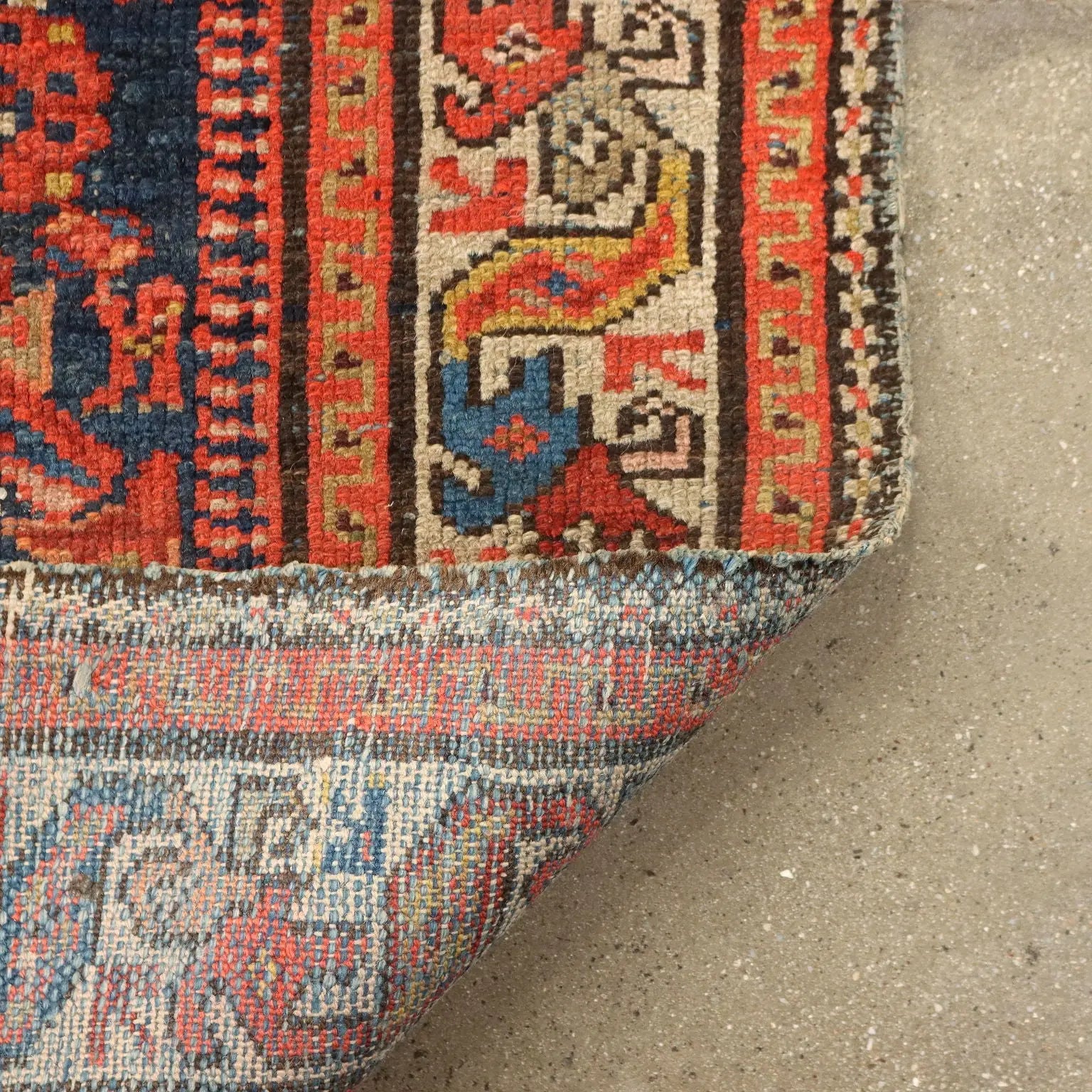 Antique Malayer Carpet Cotton Wool Thin Knot  158 x 38 In - 158 x 38 In | Antiques | Carpets