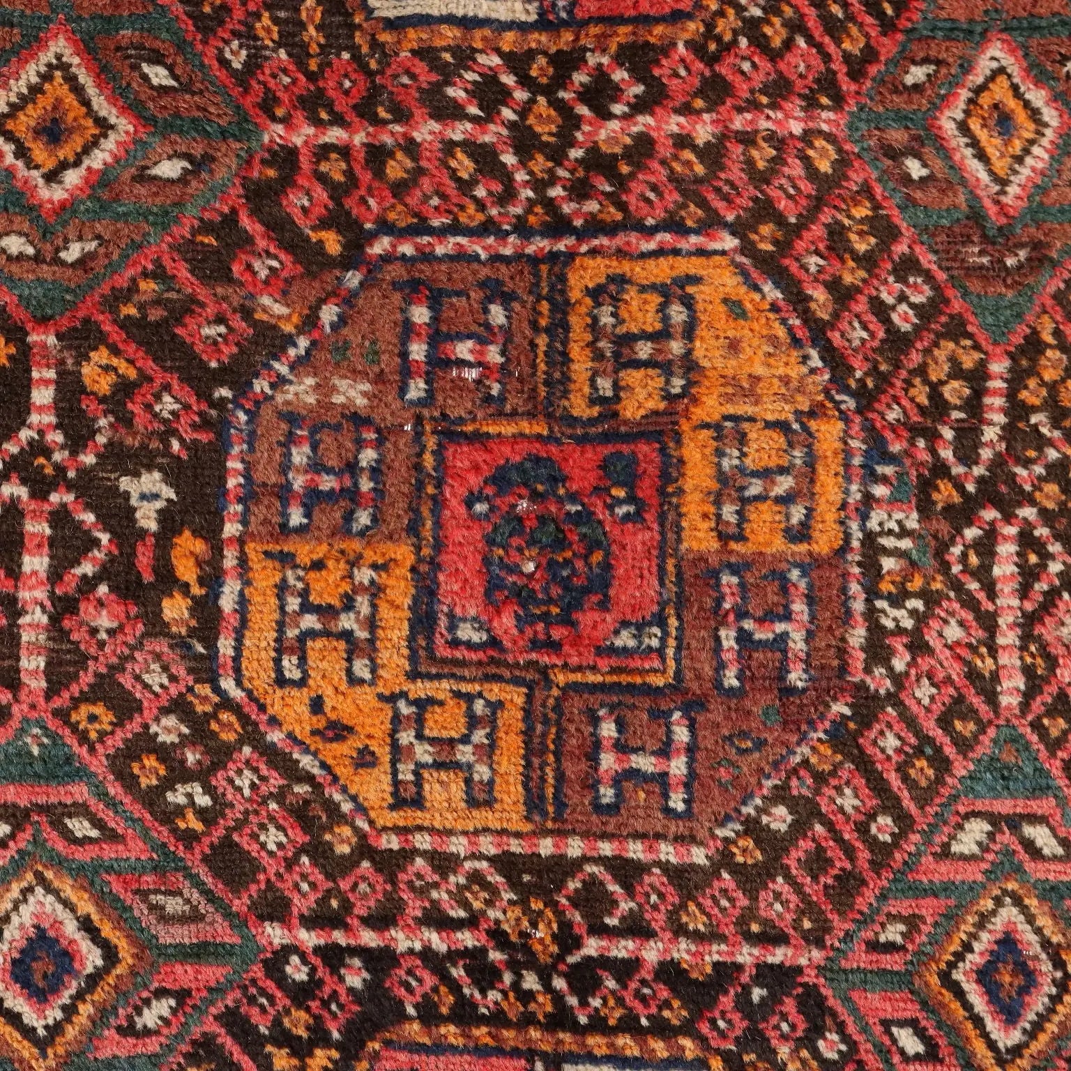 Antique Kazak Carpet Wool Heavy Knot Turkey 149 x 55 In - 149 x 55 In | Antiques | Carpets