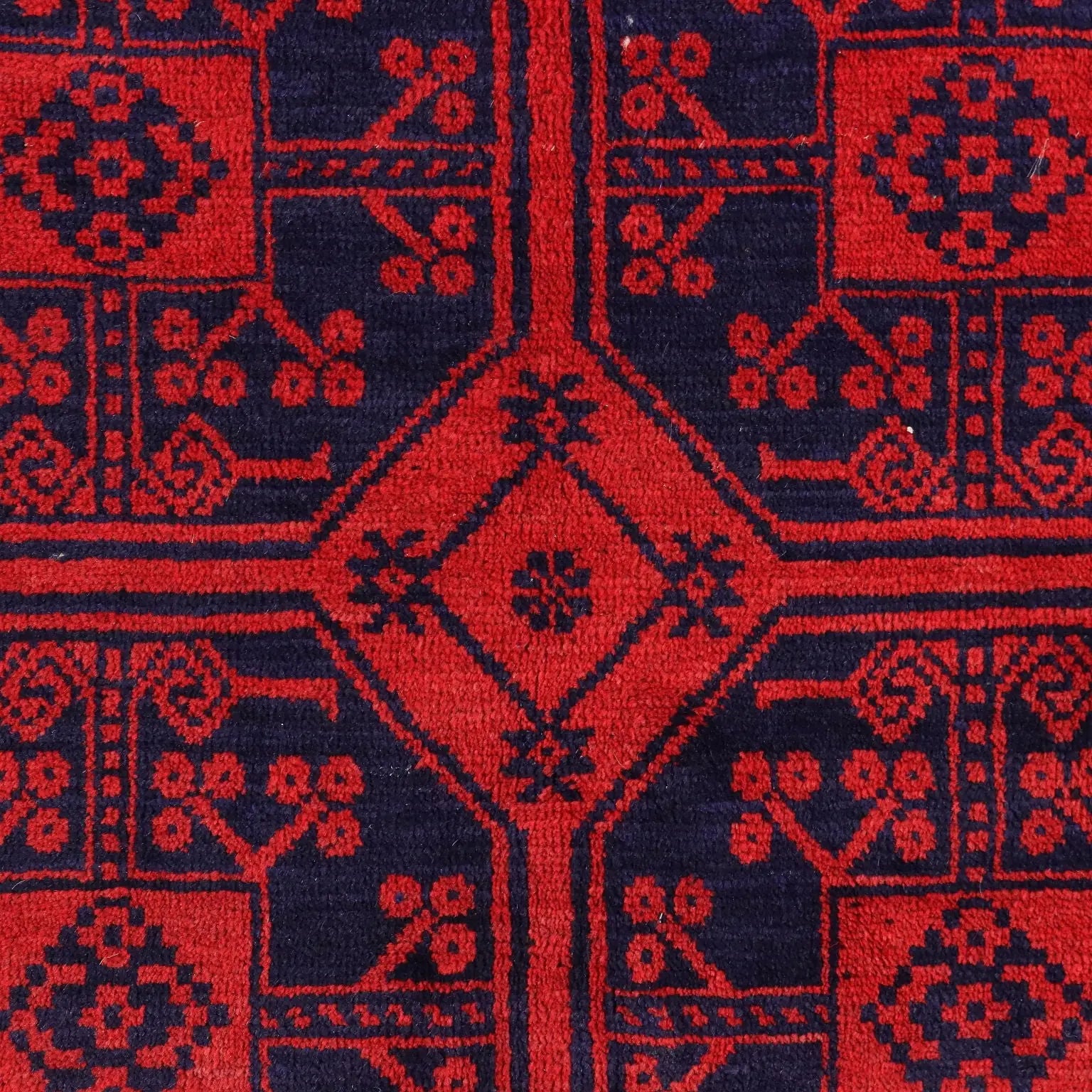 Antique Asian Bukhara Carpet Wool Heavy Knot 74 x 44 In - 74 x 44 In | Antiques | Carpets