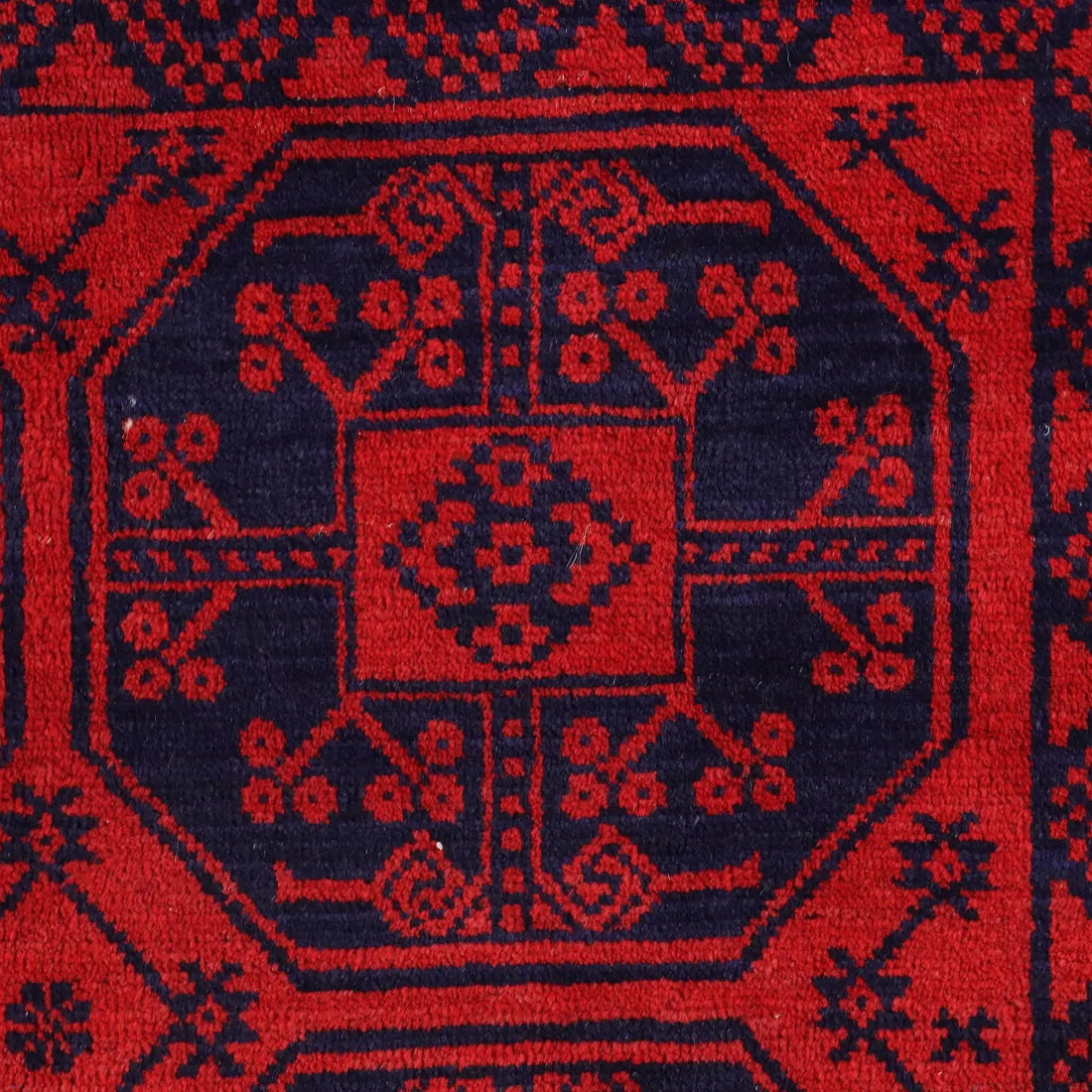 Antique Asian Bukhara Carpet Wool Heavy Knot 74 x 44 In - 74 x 44 In | Antiques | Carpets