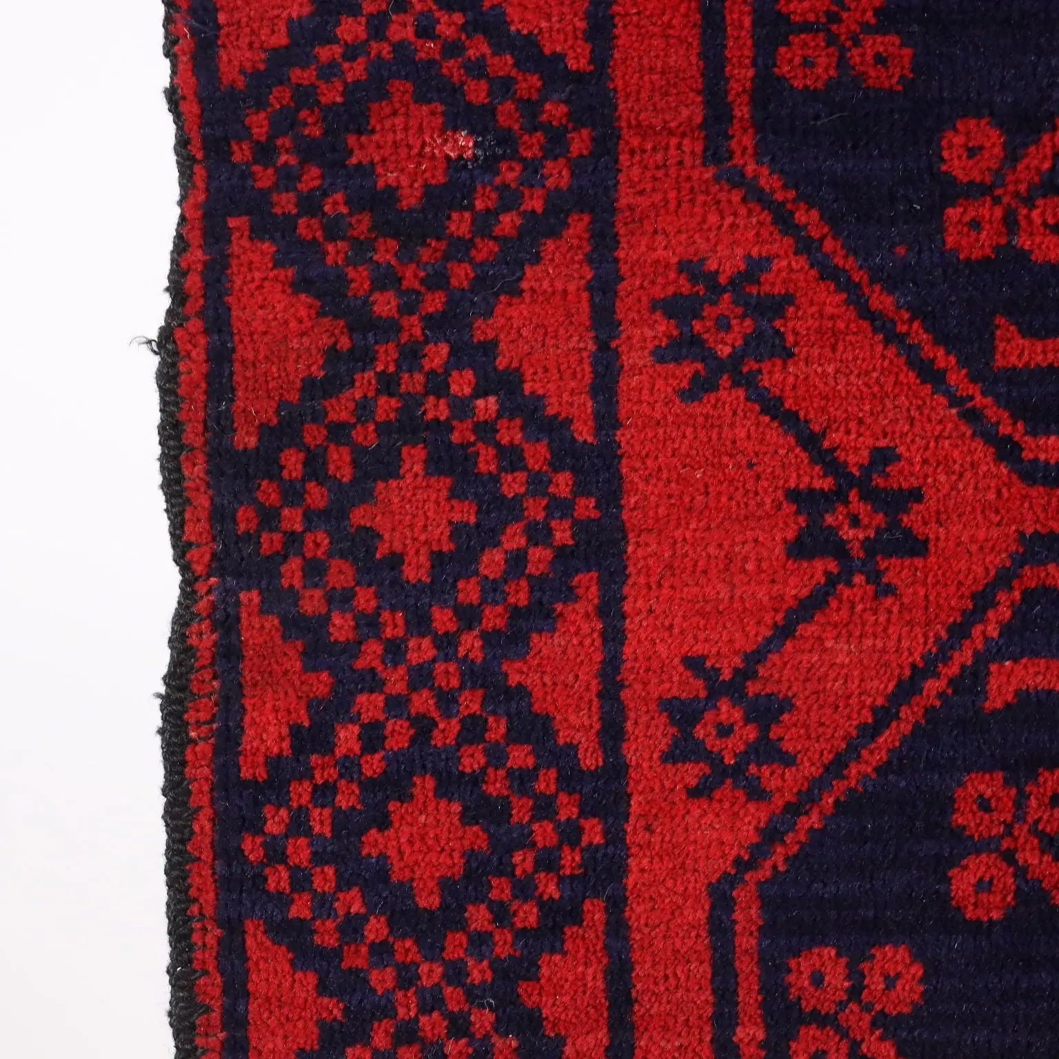 Antique Asian Bukhara Carpet Wool Heavy Knot 74 x 44 In - 74 x 44 In | Antiques | Carpets