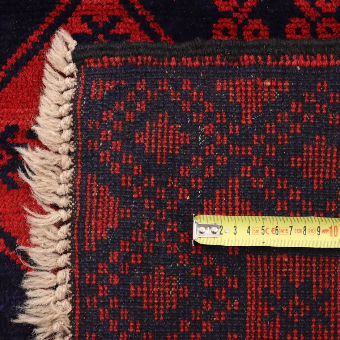 Antique Asian Bukhara Carpet Wool Heavy Knot 74 x 44 In - 74 x 44 In | Antiques | Carpets