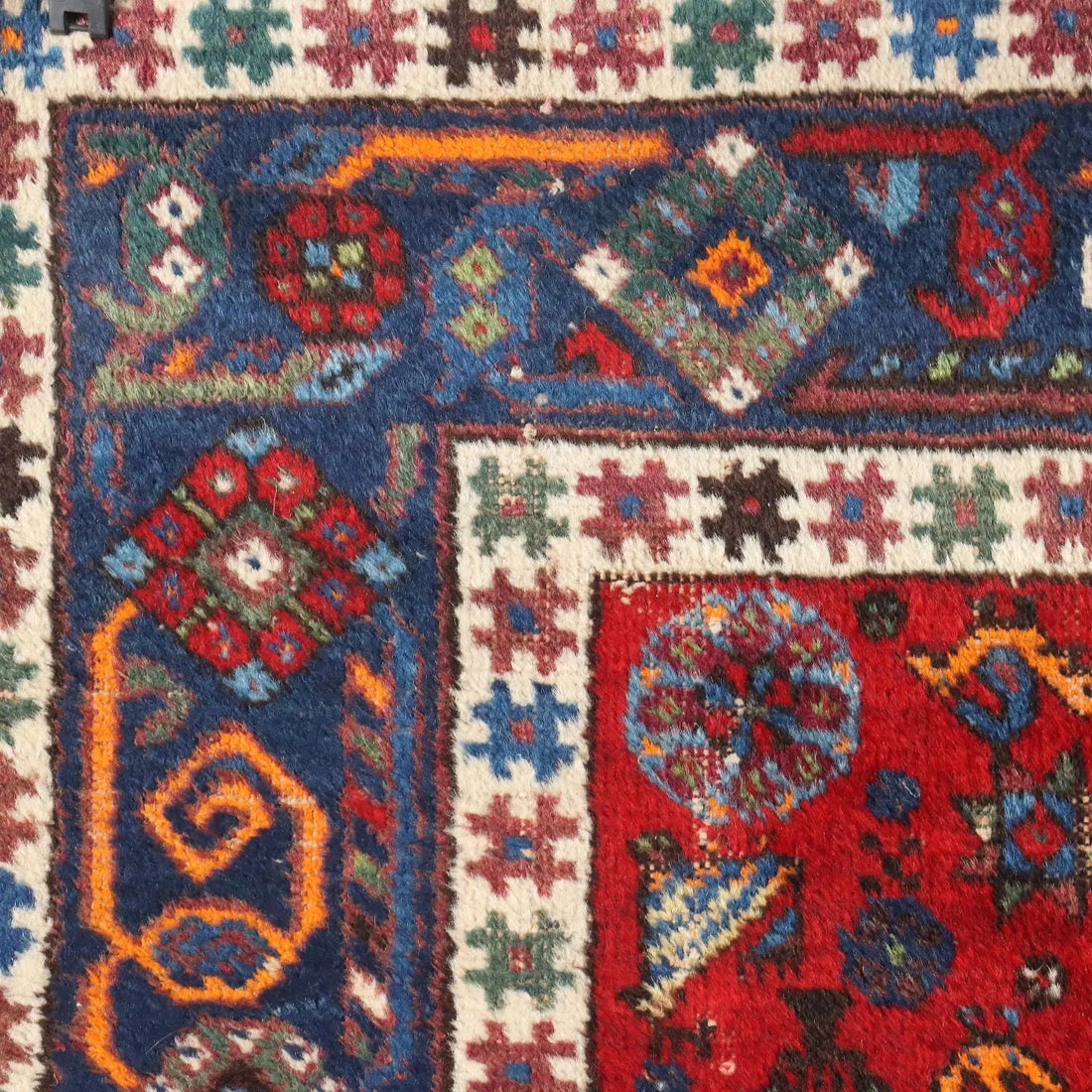 Afshar Rug in Wool - , 190 x 140 cm